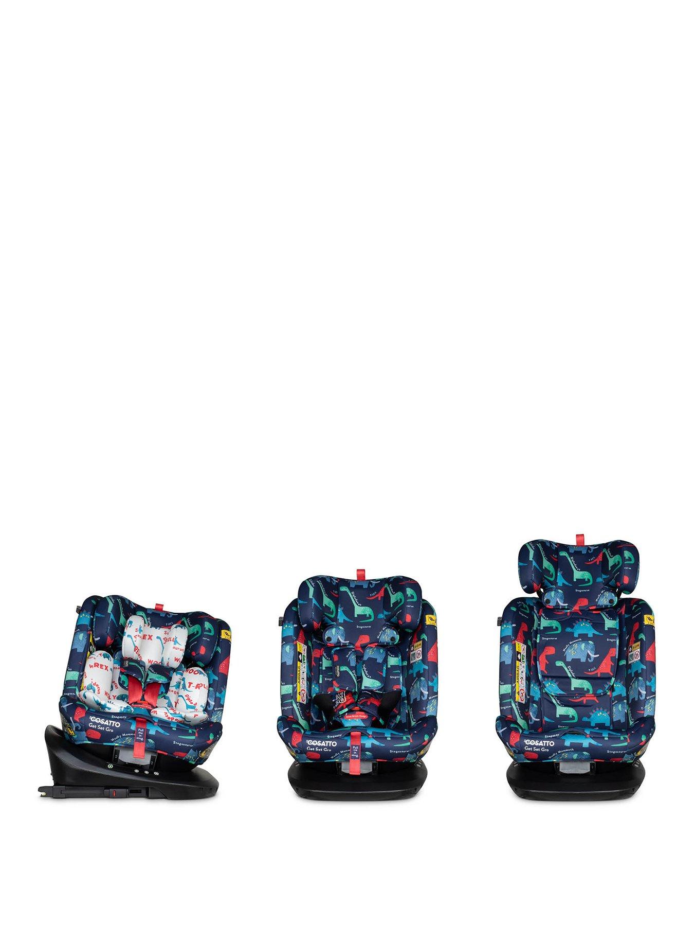 Image 1 of 8 of Cosatto Get Set Grow i-Size 360 Car Seat - D is for Dino