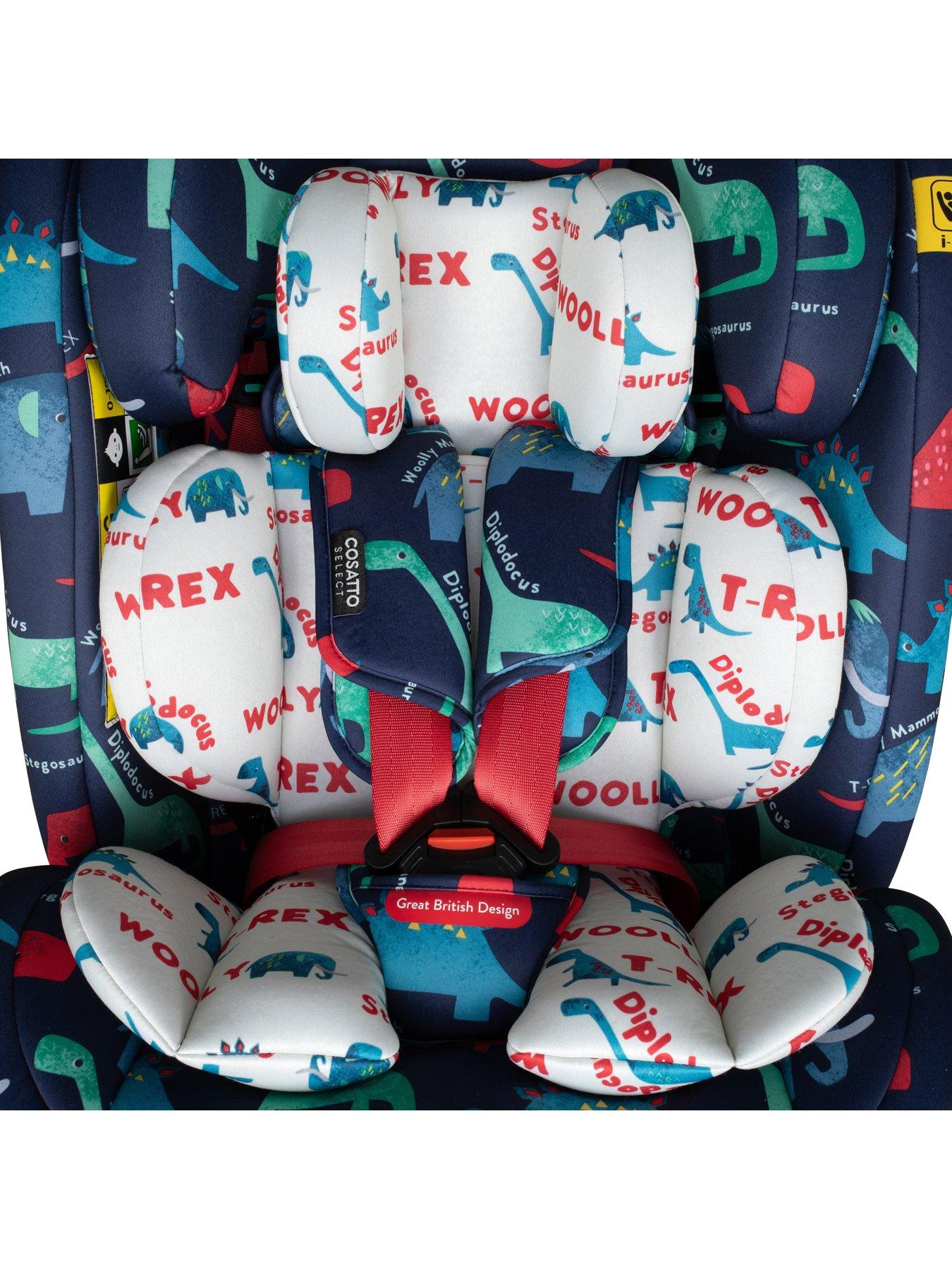 Image 3 of 8 of Cosatto Get Set Grow i-Size 360 Car Seat - D is for Dino