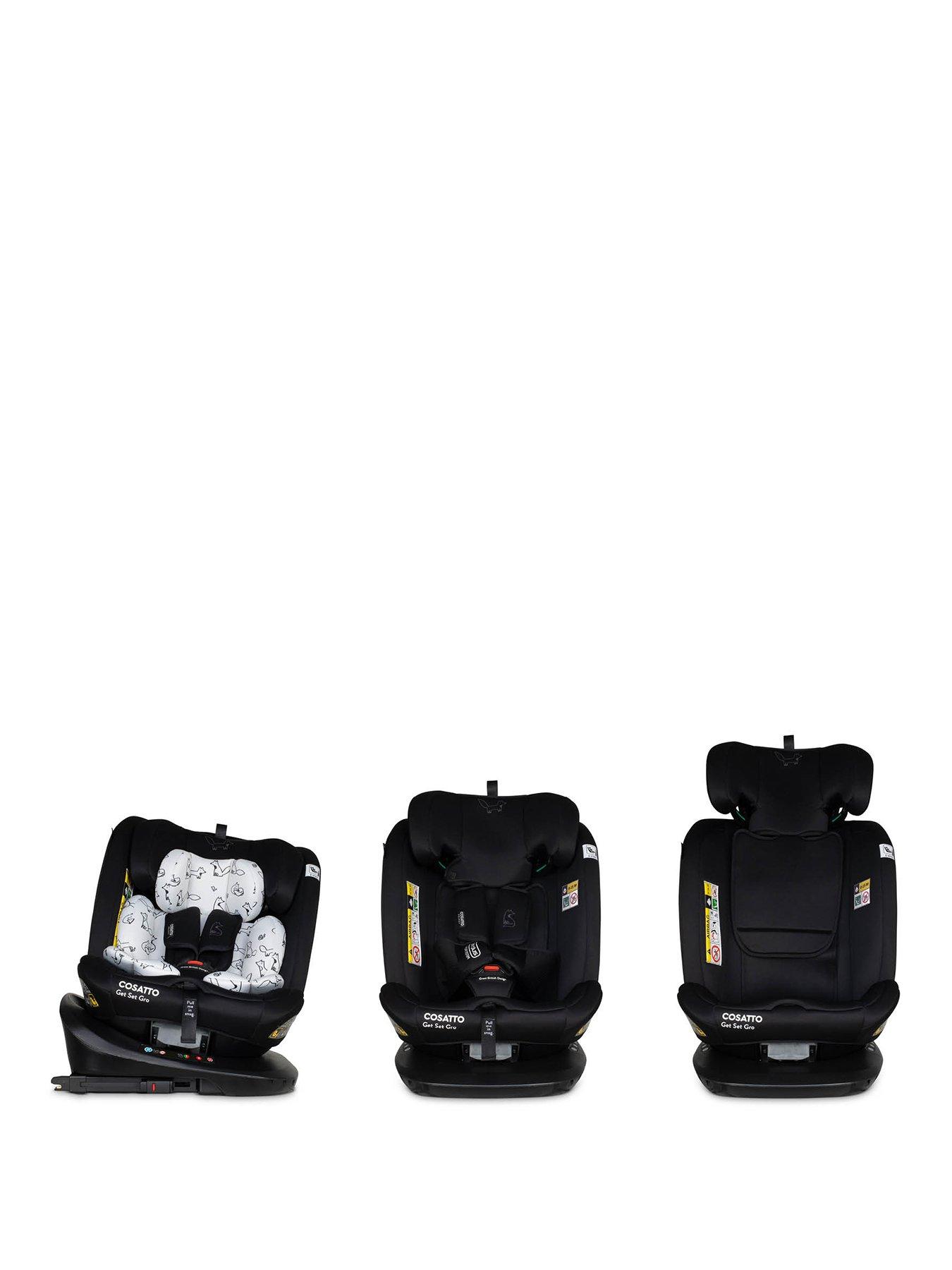 Cosatto Get Set Grow i-Size 360 Car Seat, Black