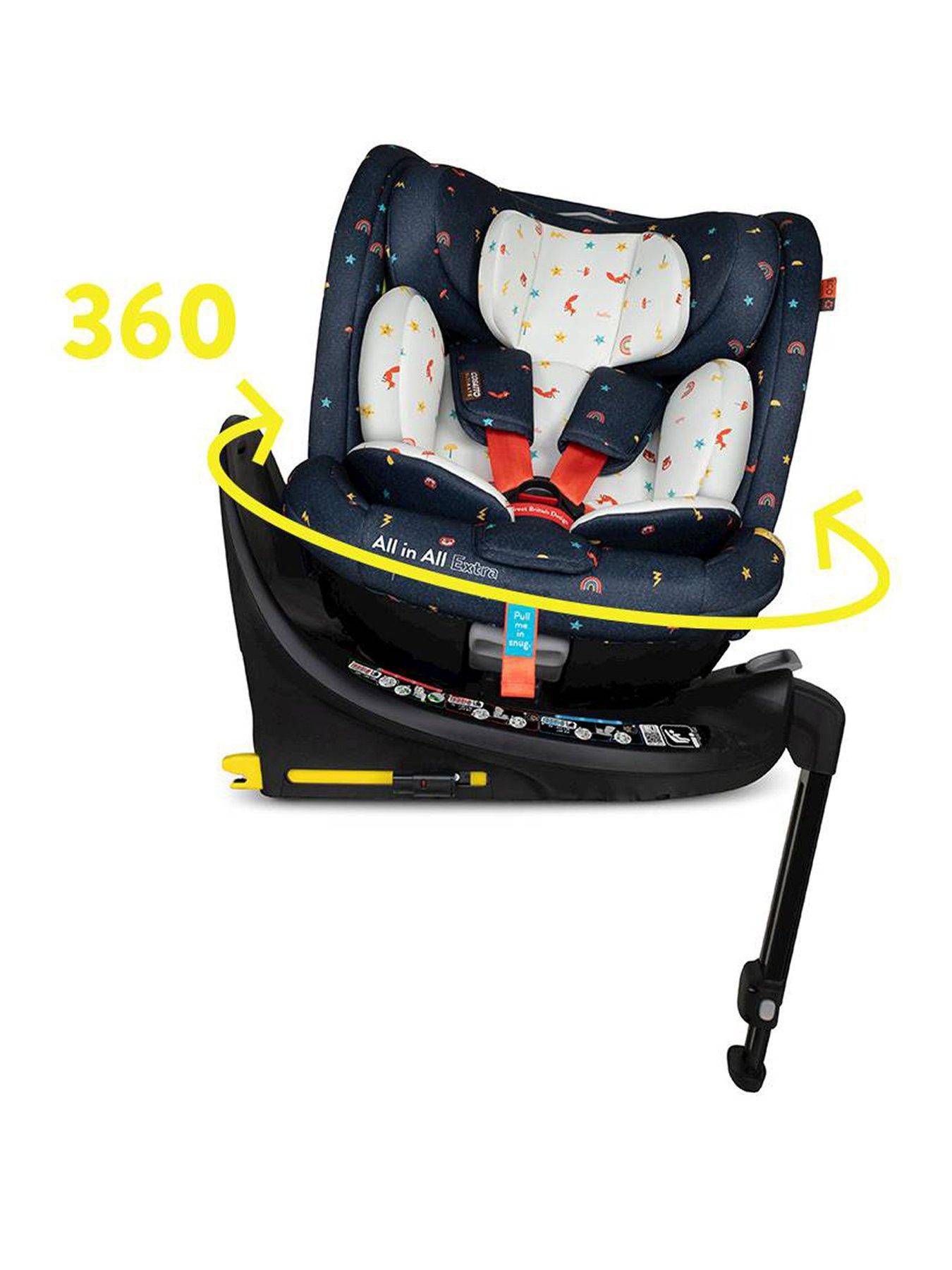Image 2 of 8 of Cosatto All in All Extra iSize 360 Rotate R129 Car Seat (40-150cm) - Doodle Days