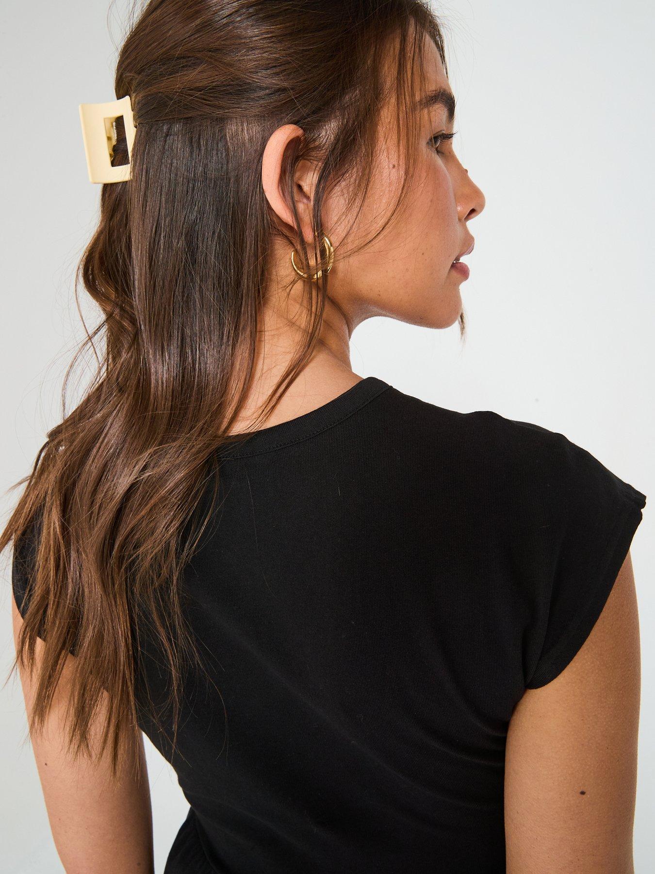 Image 6 of 6 of Everyday Jersey Midi Dress - Black
