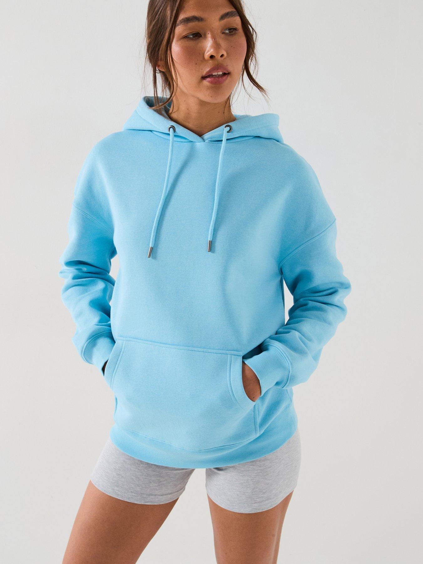 undefined The Essential Oversized Hoodie - Blue