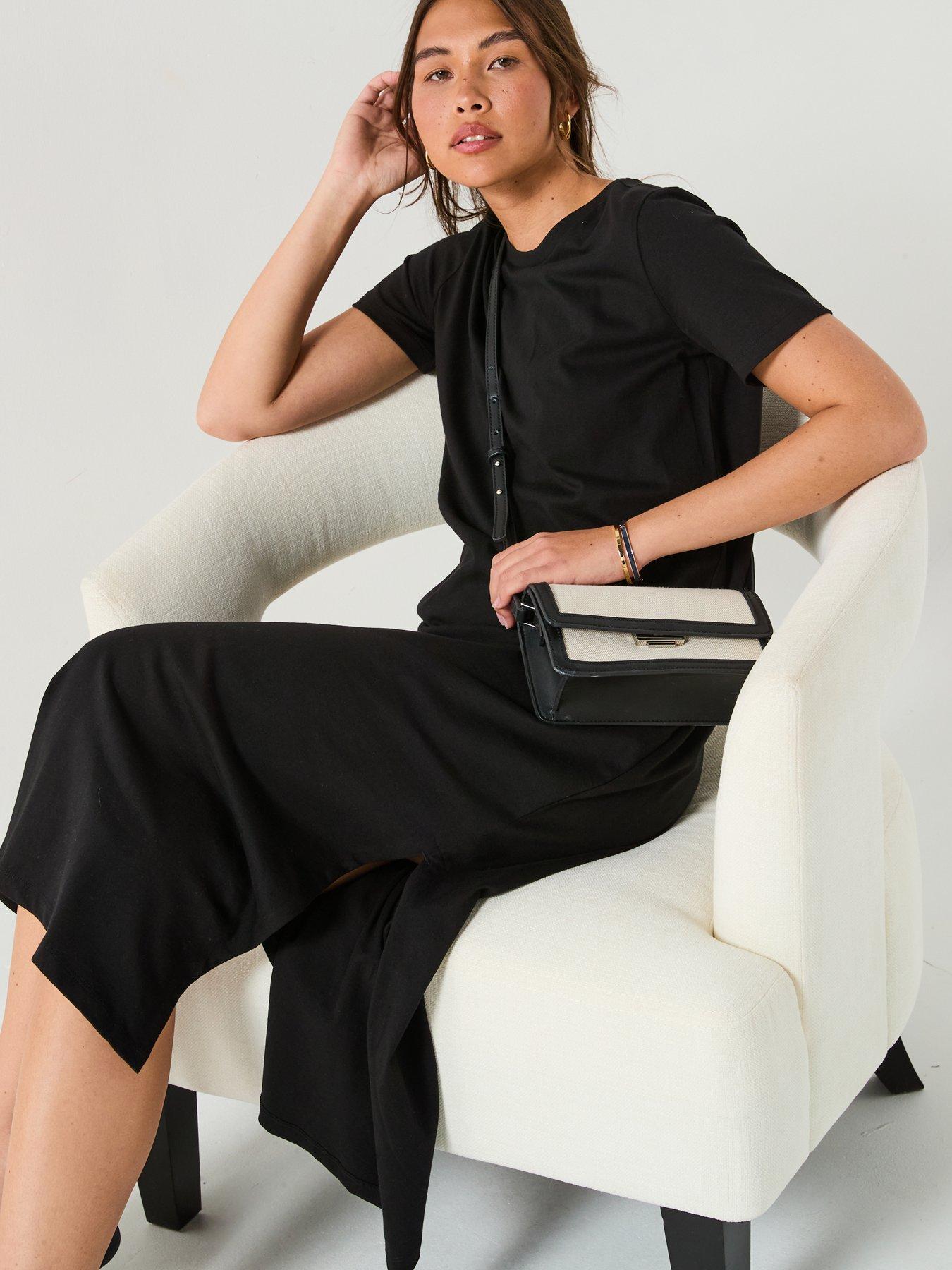 Image 4 of 5 of Everyday Jersey Basic Maxi Dress - Black
