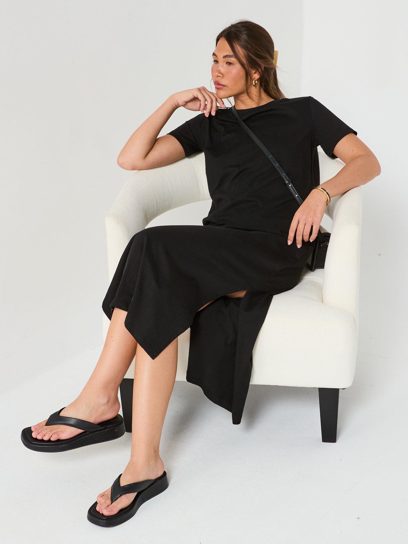 Image 5 of 5 of Everyday Jersey Basic Maxi Dress - Black