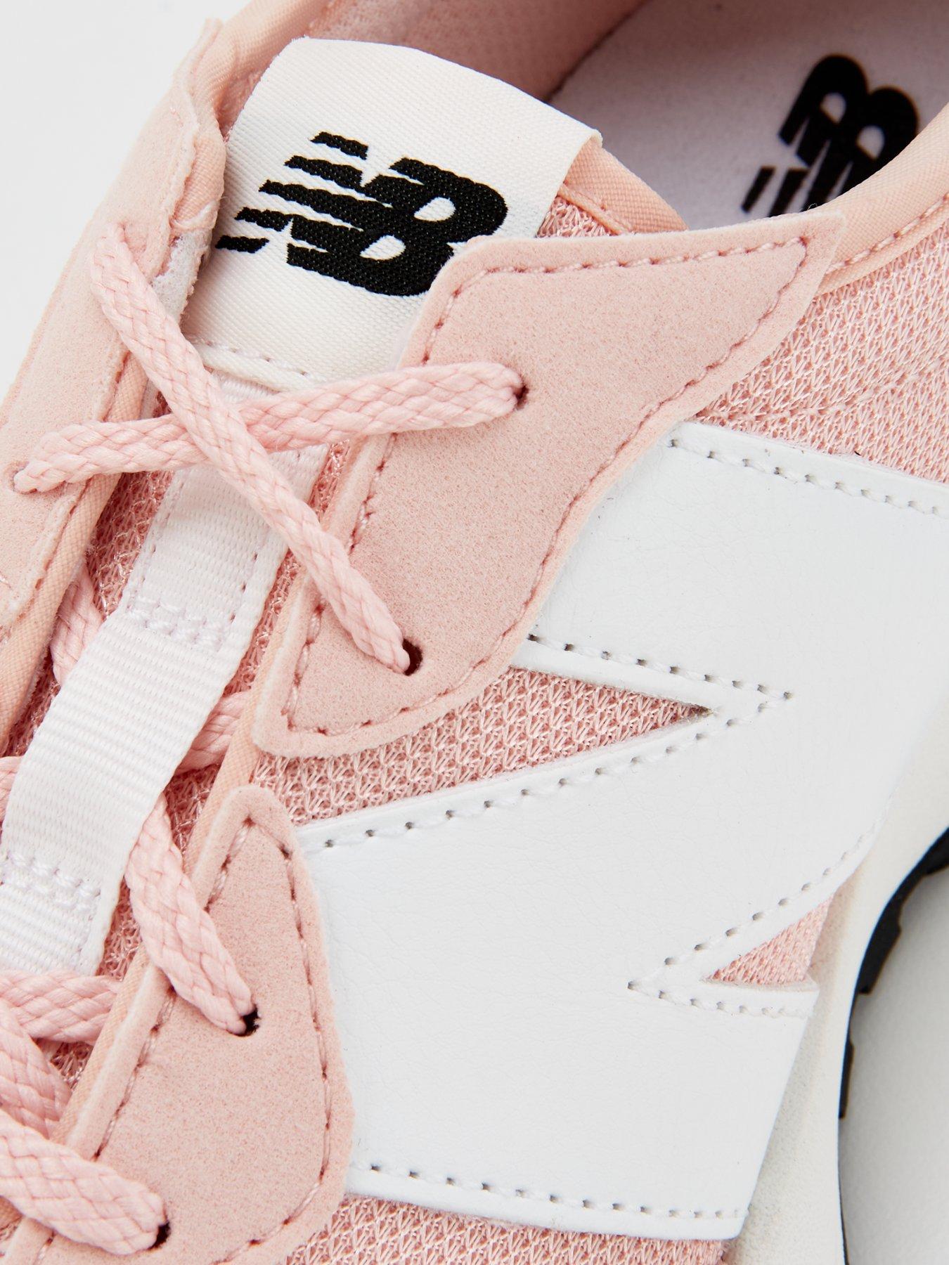 New Balance Junior Girls 327 Trainers Pink White Very