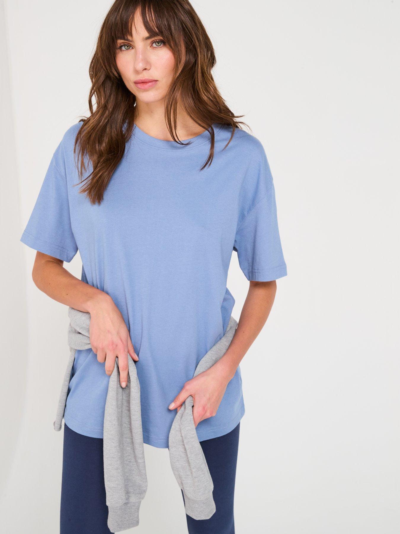 undefined Essential Oversized T-Shirt - Blue