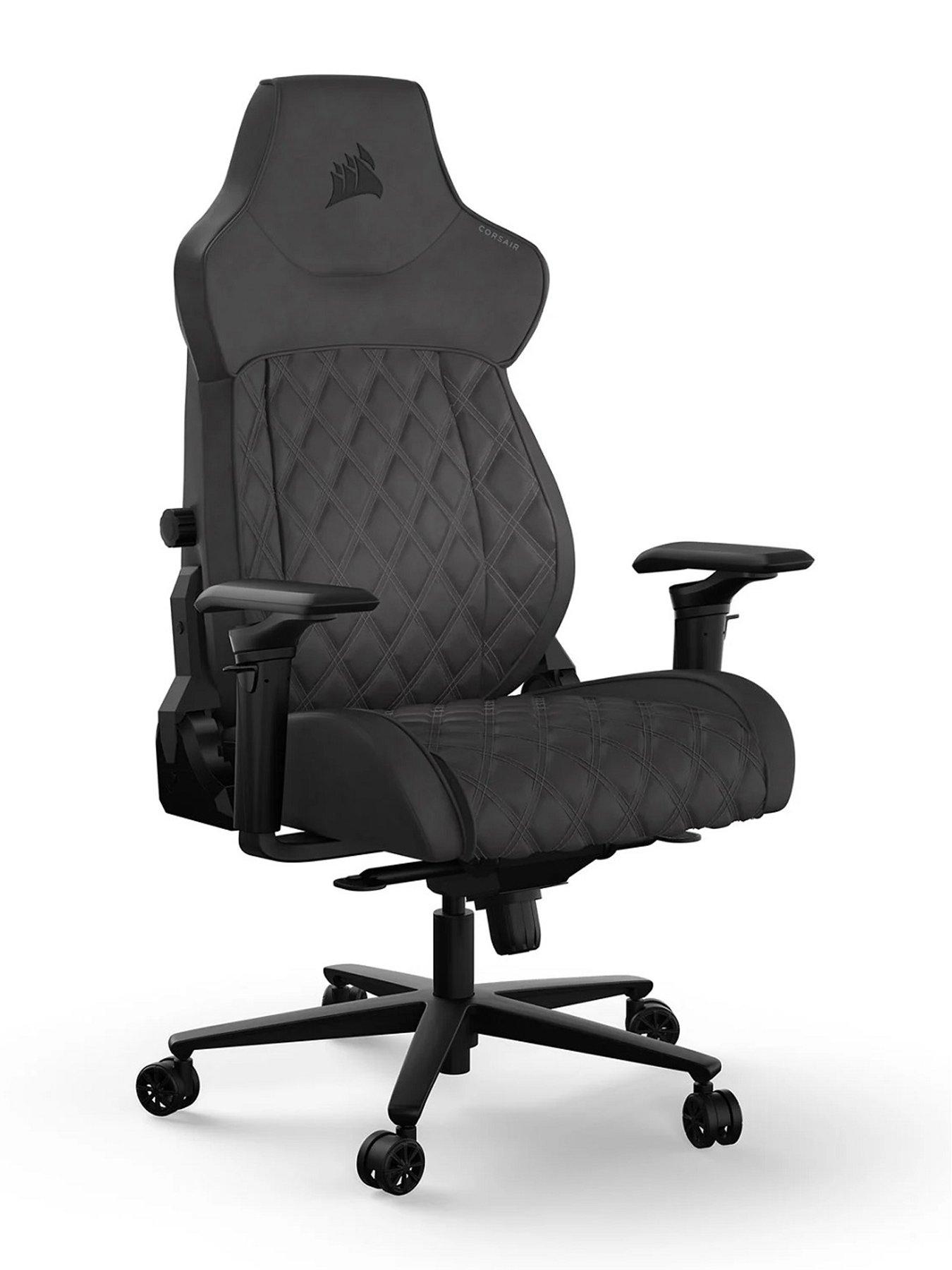 Product photograph of Corsair Tc500 Luxe Gaming Chair - Shadow from very.co.uk