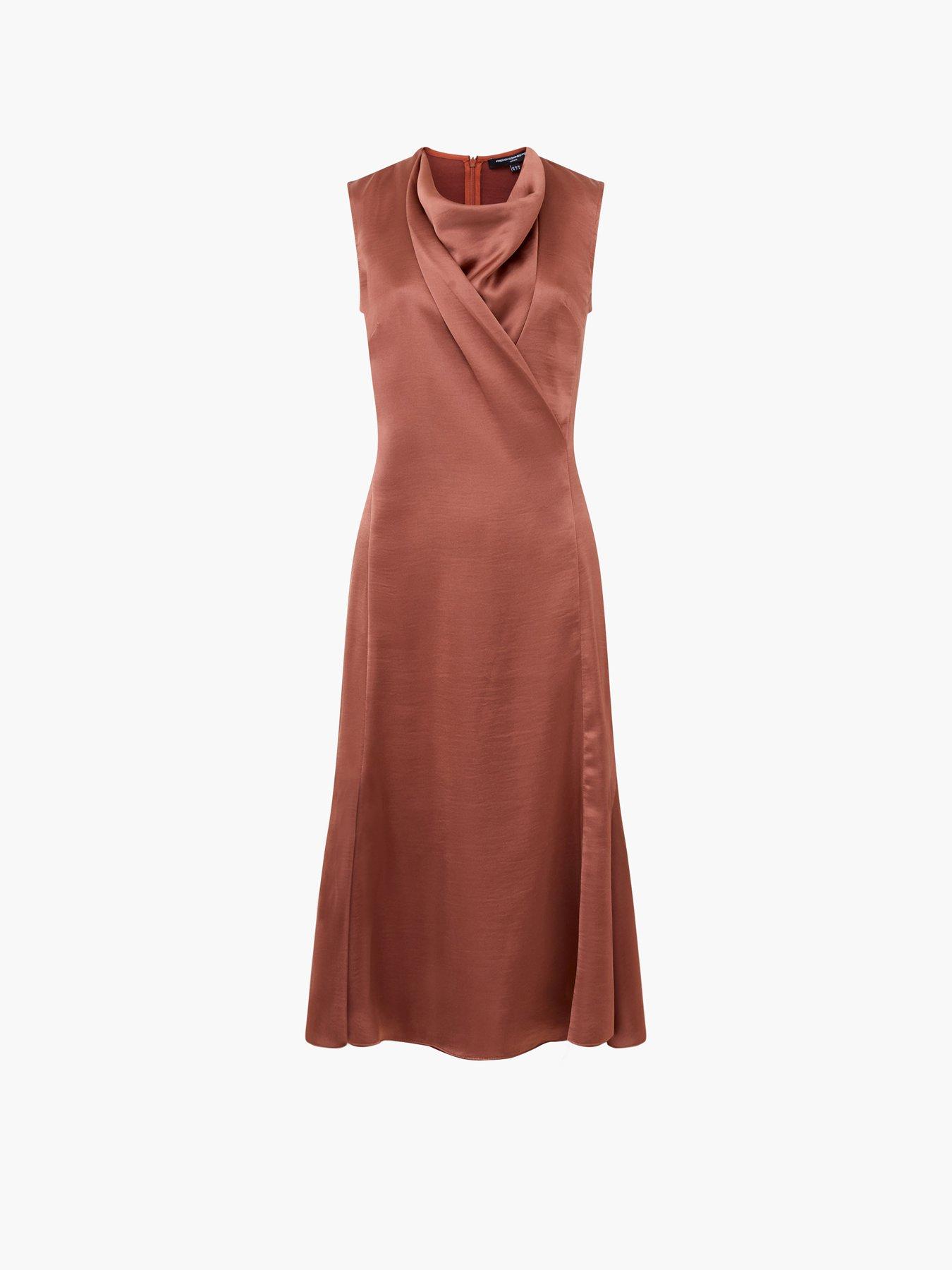 pink and brown prom dress Atria 7033H Elegantly Fitted Stretch Jersey Mermaid Gown S / Royal