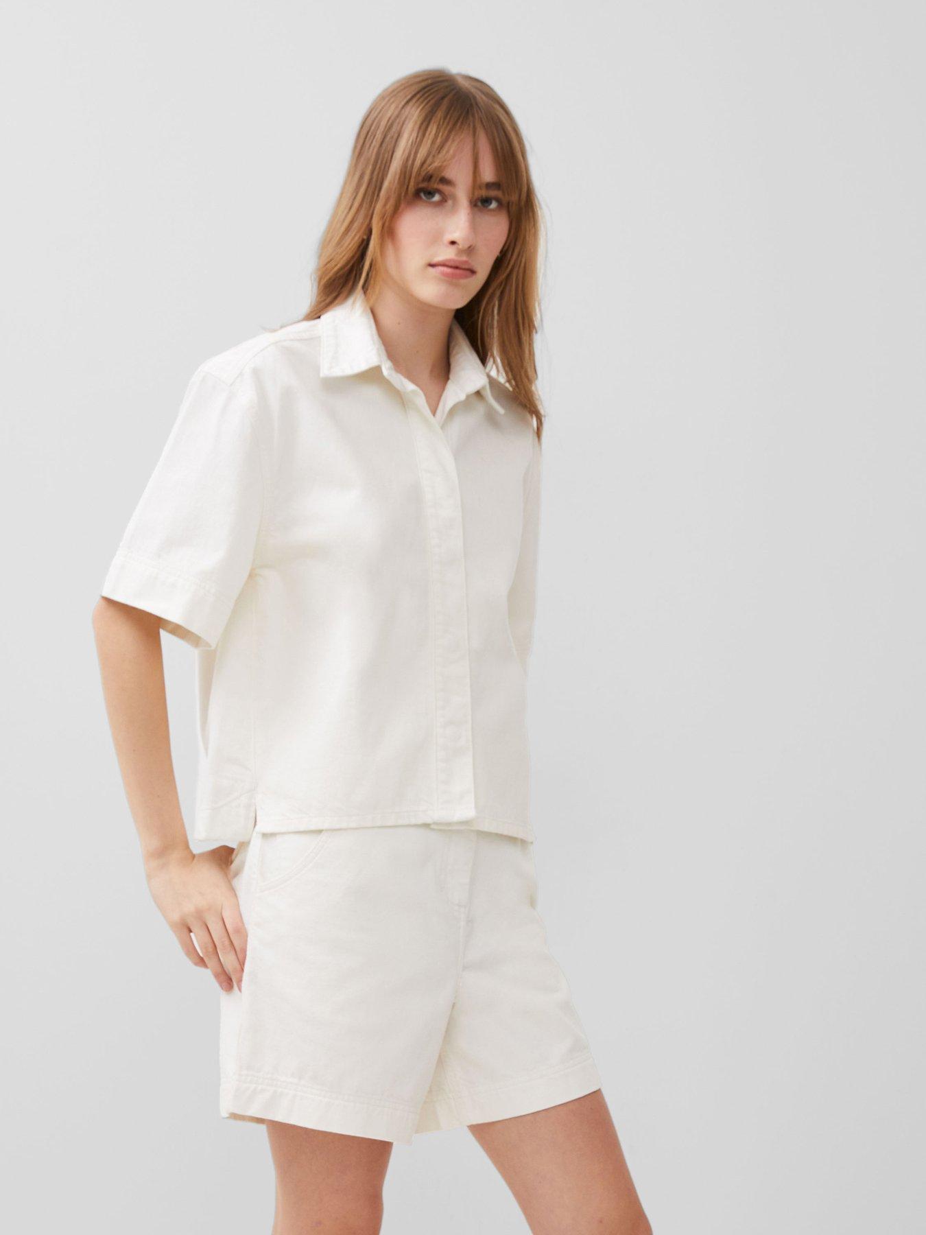 undefined Denim Short Sleeve Shirt