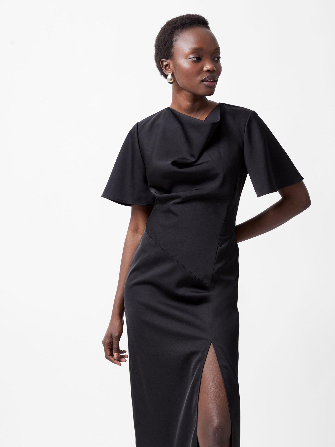 french connection black silk dress FRENCH CONNECTION DRESS BLACK ( 100% SILK )