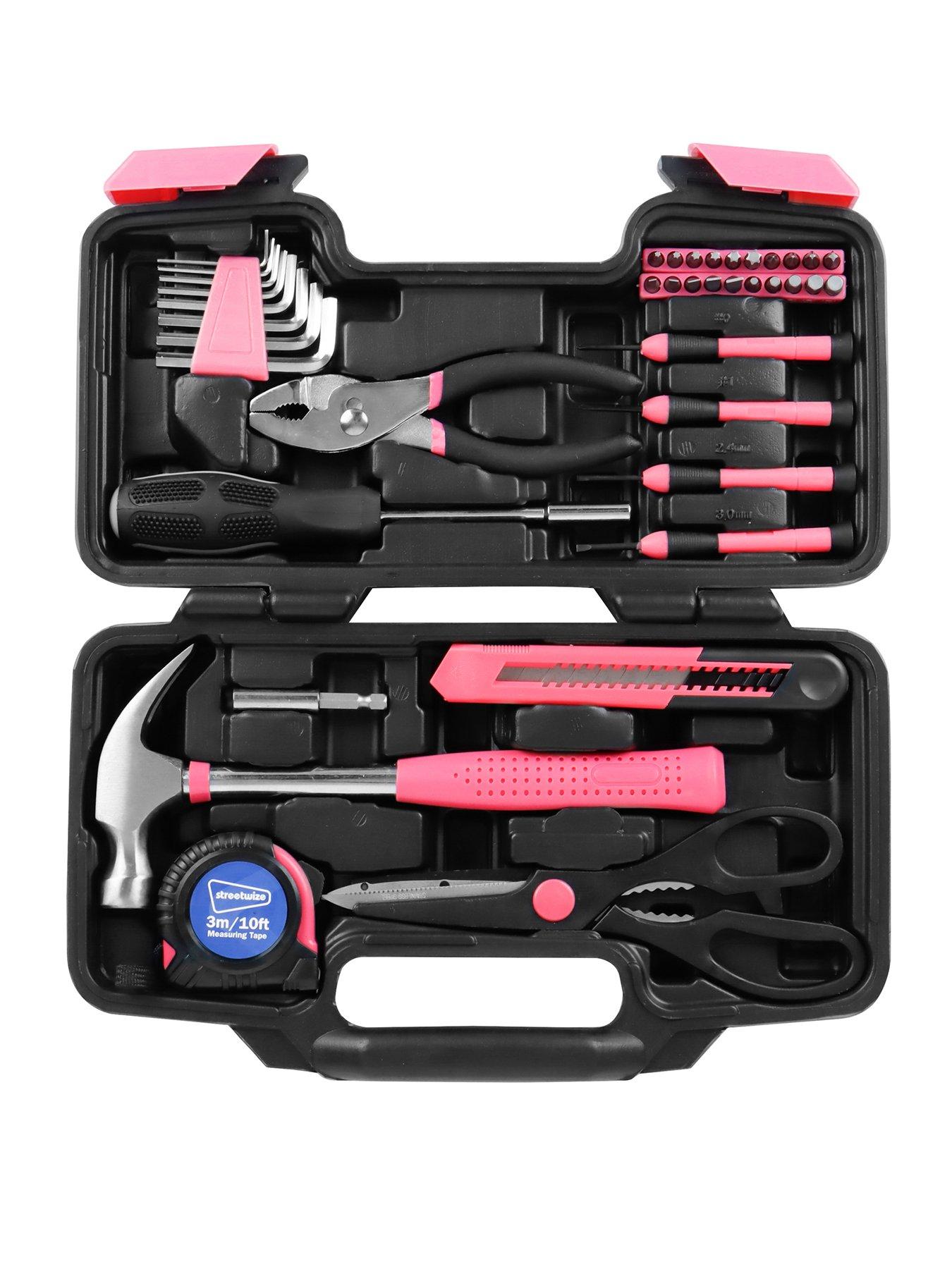 Image of Streetwize 39-piece 'Think Pink' Tool Kit