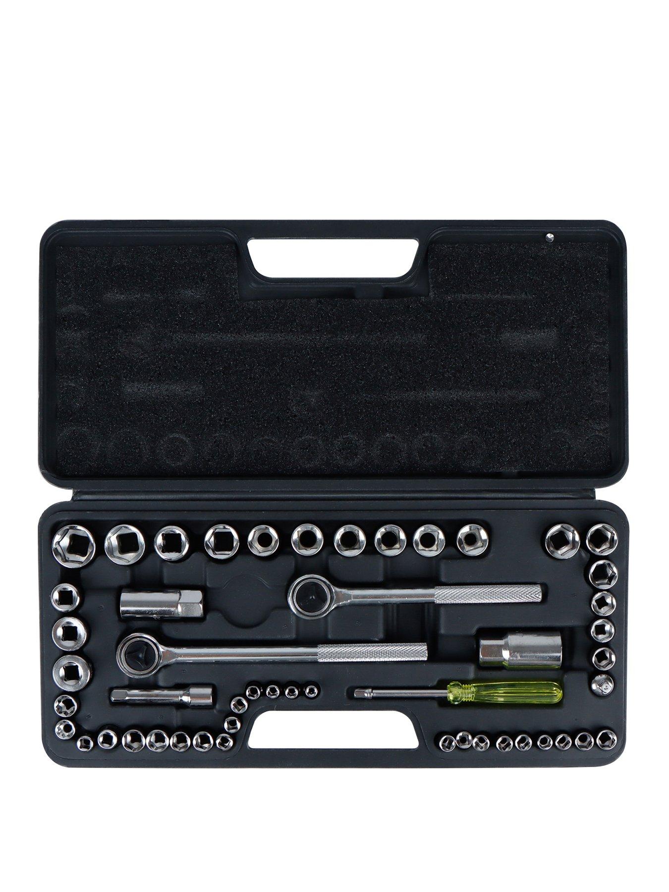 Product photograph of Streetwize 52-piece Steel Socket Set from very.co.uk