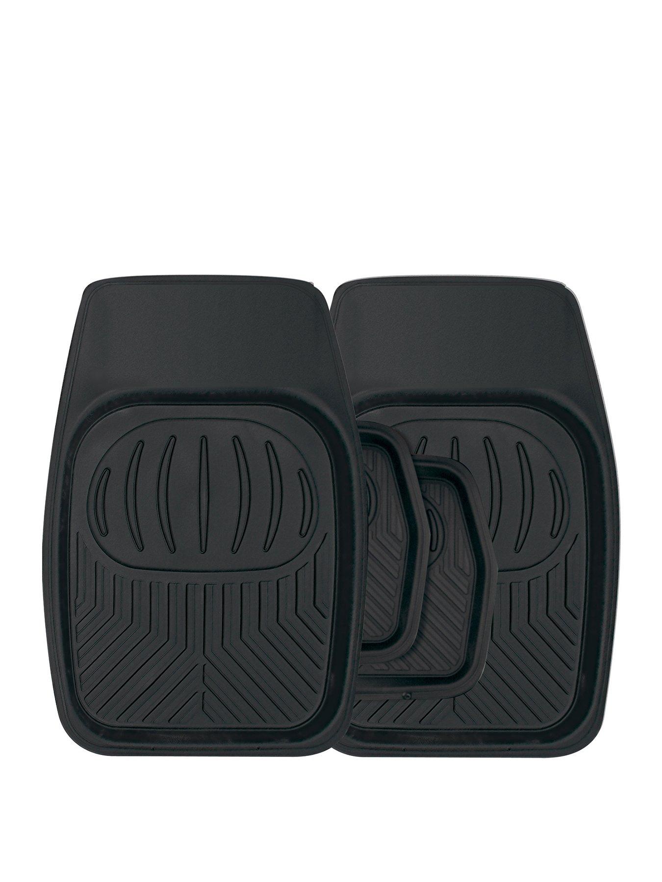 Product photograph of Streetwize 4-piece Car Mat Set - Rubber from very.co.uk