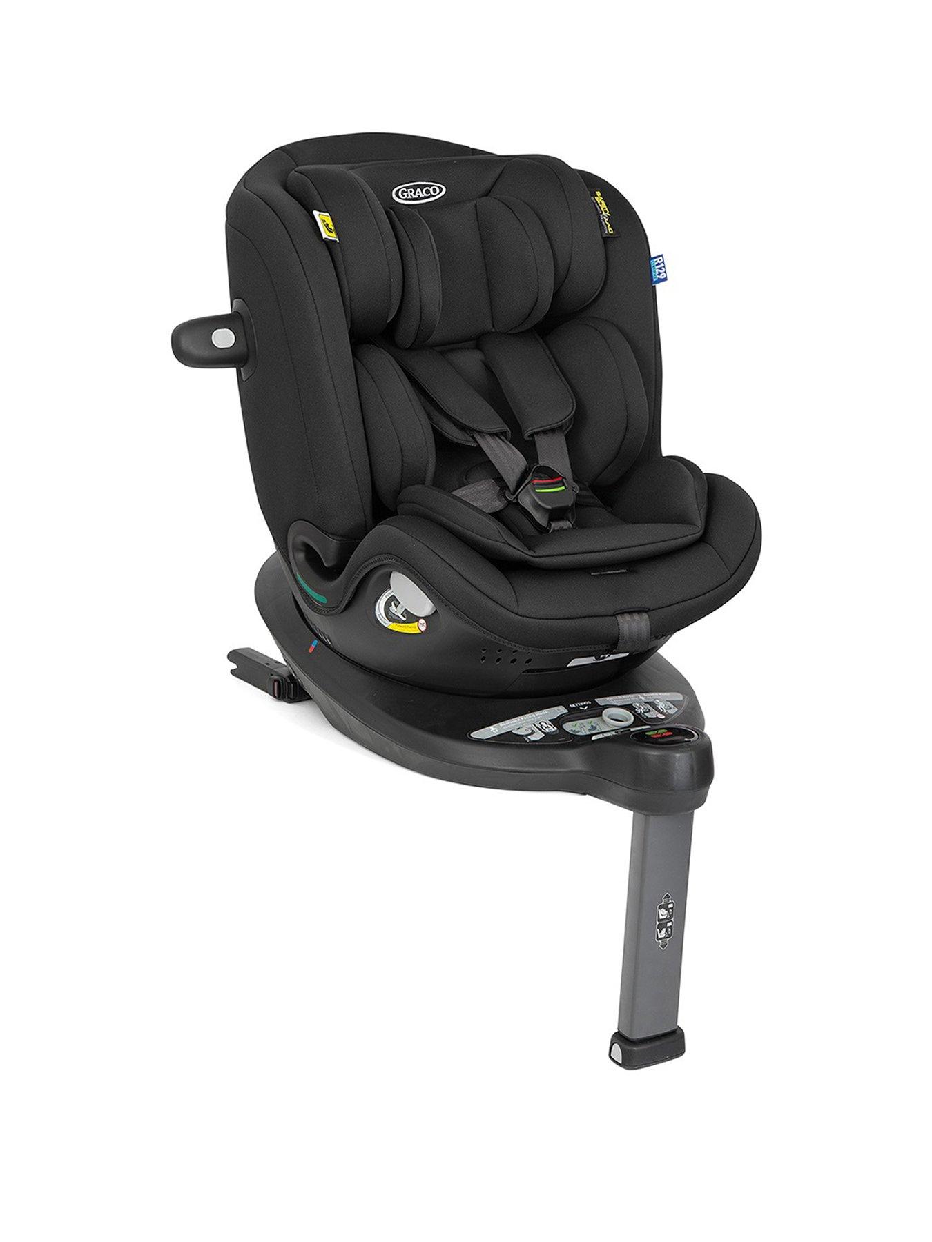 Graco Turn2Me Grow i-Size R129 360º Rotating ISOFIX Car Seat - Midnight