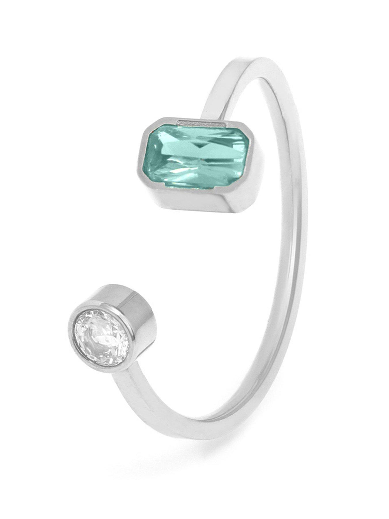 Say It With Birthstone Ring - Silver