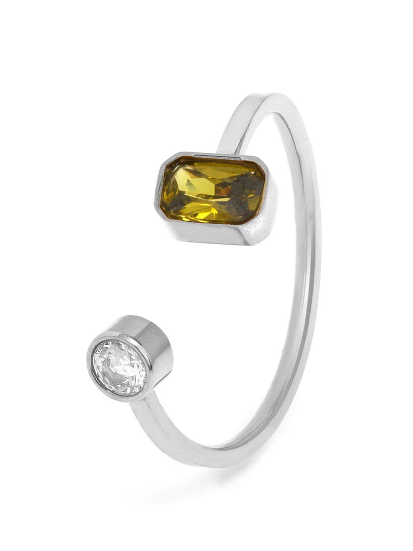 undefined Birthstone Ring - Silver