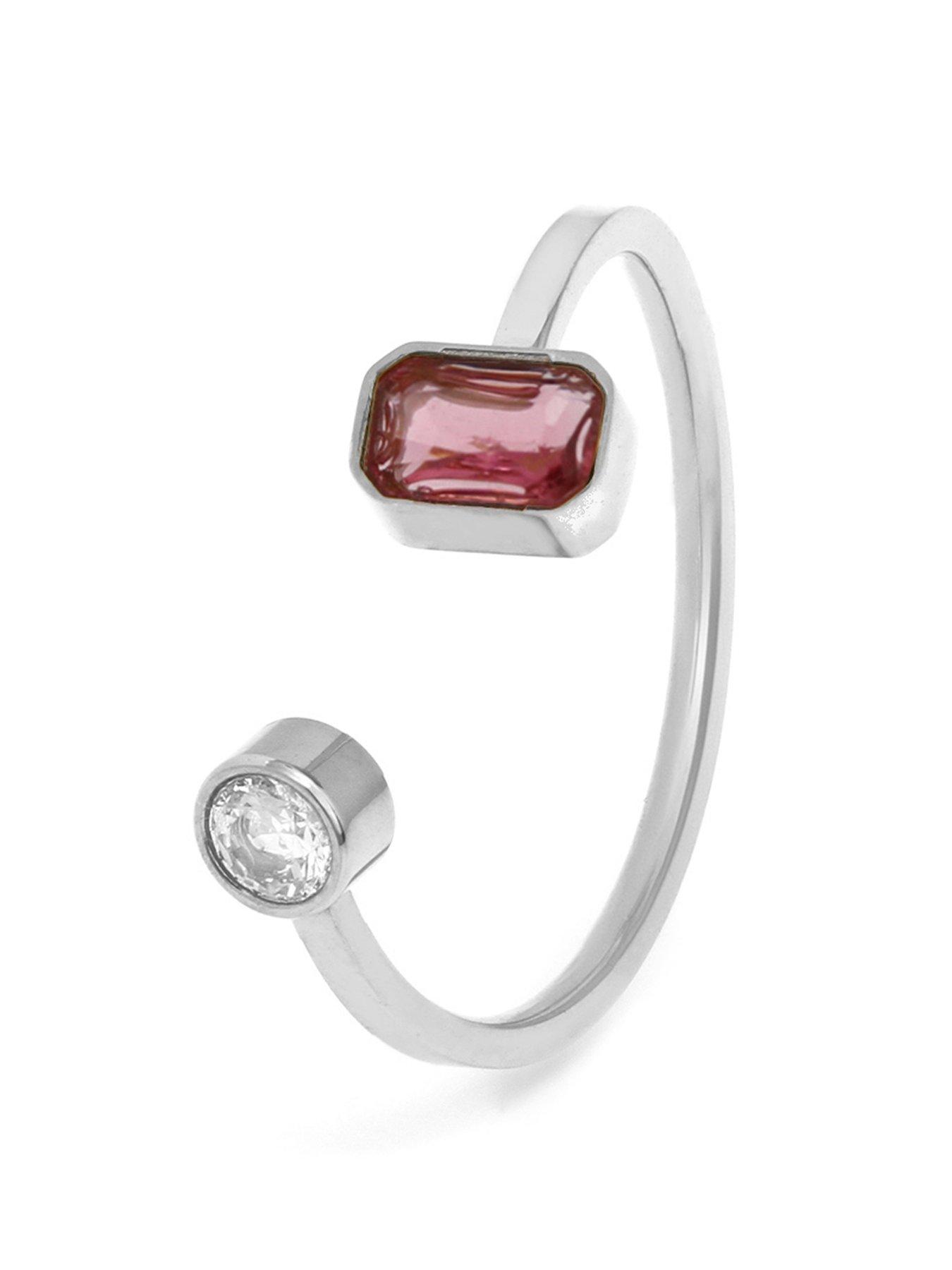 Say It With Birthstone Ring - Silver