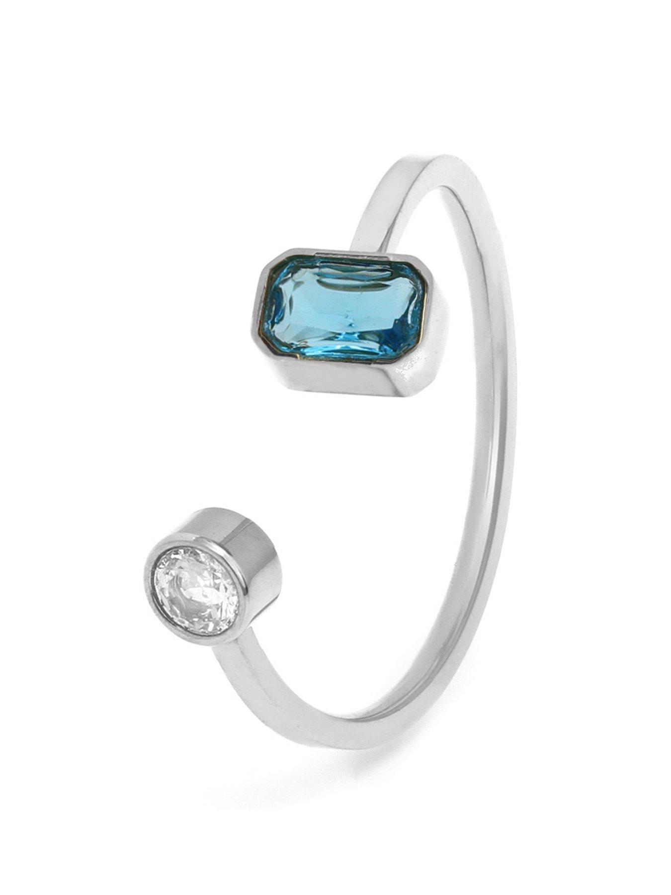 Say It With Birthstone Ring - Silver