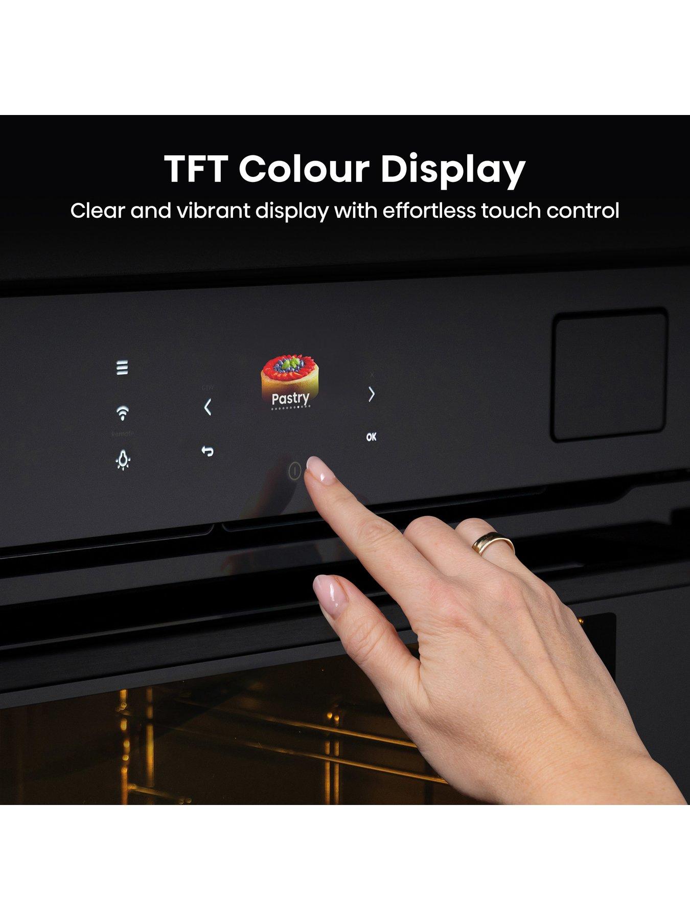 Image 4 of 8 of Hisense Hi8 BlackLine BAS6AH8BUKWF 77L Built In Electric Single Steam Oven - Jet Black