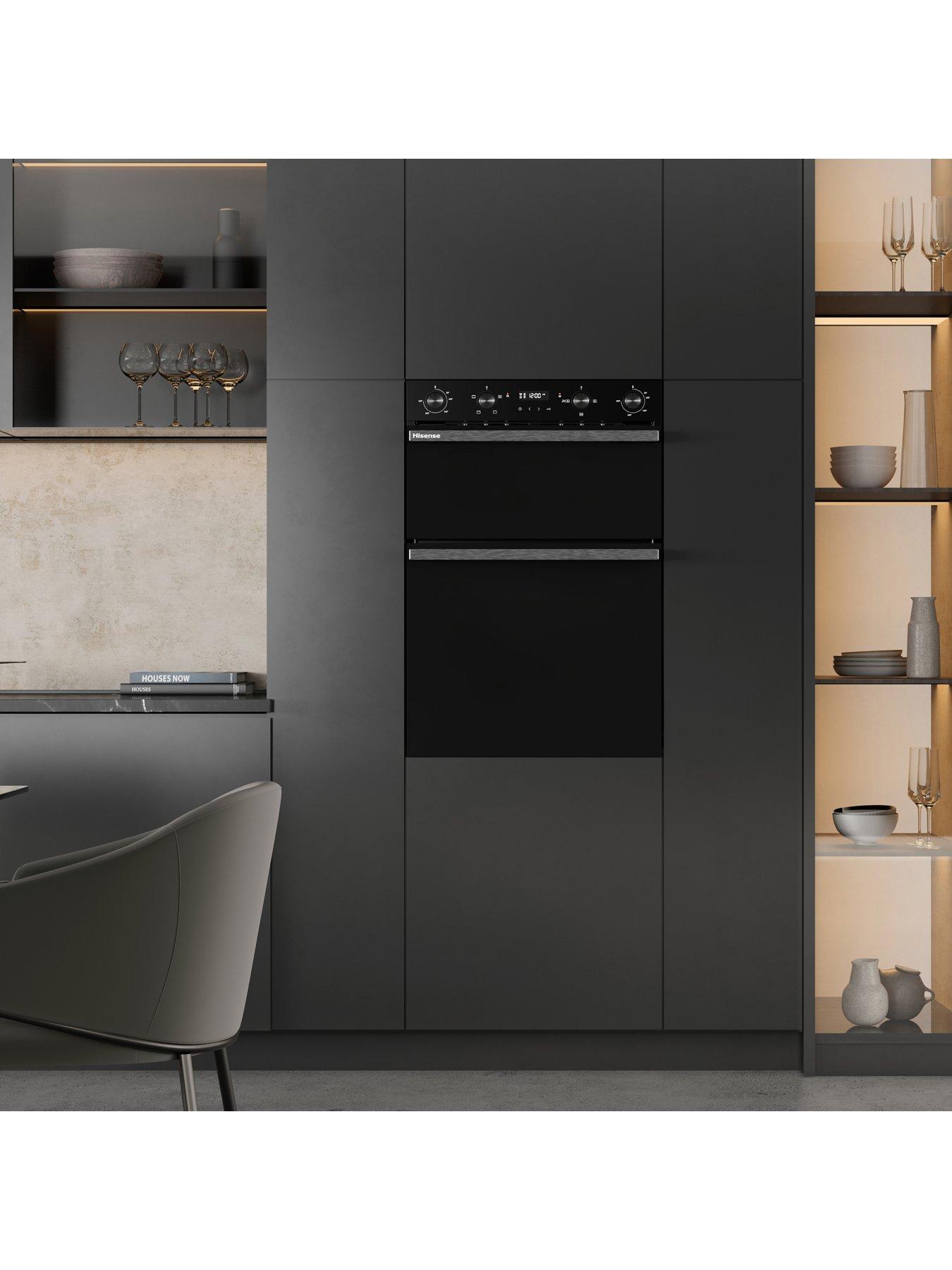 Image 5 of 7 of Hisense Hi6 BID914221ADBG 72/38L Built In Double Oven with Enamel Liners - Black