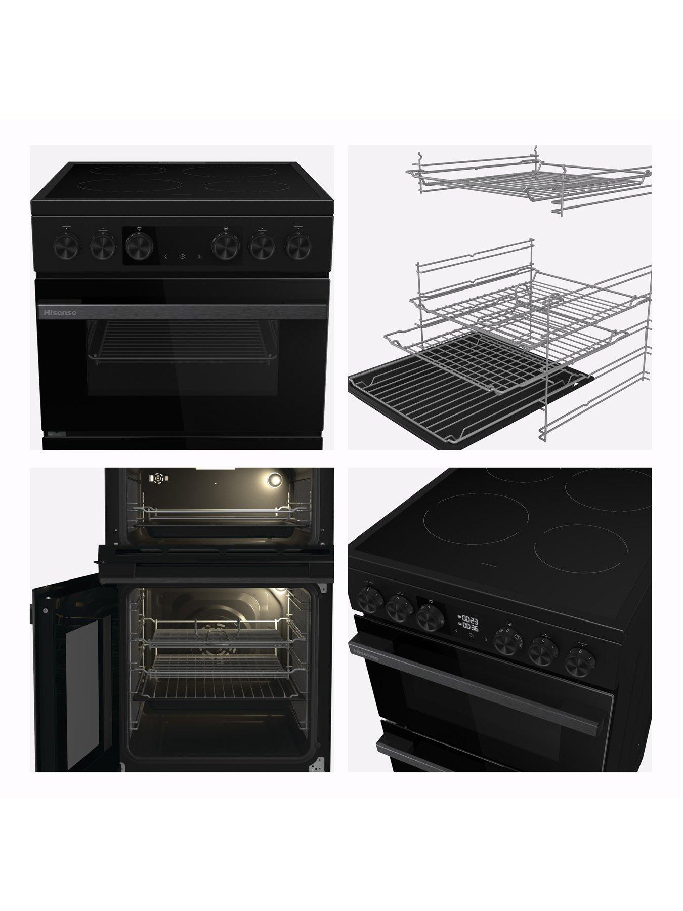Image 5 of 7 of Hisense Hi6 Max HDCEC5C10B 69/43L Ceramic Freestanding 50cm Electric Cooker - Black