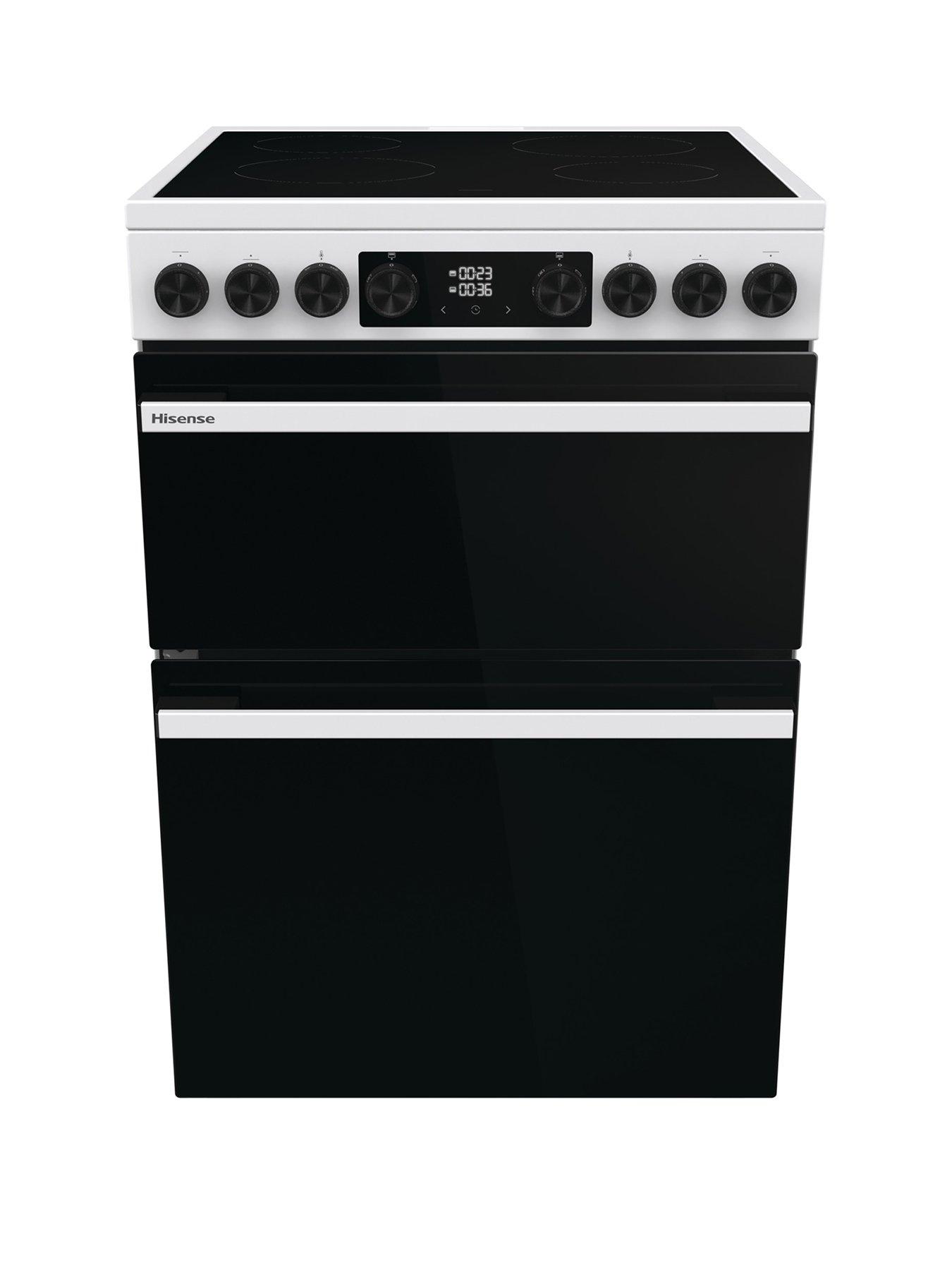 Hisense Hi6 Max HDCEC6C20W 80/50L Ceramic Freestanding 60cm Electric Cooker - White