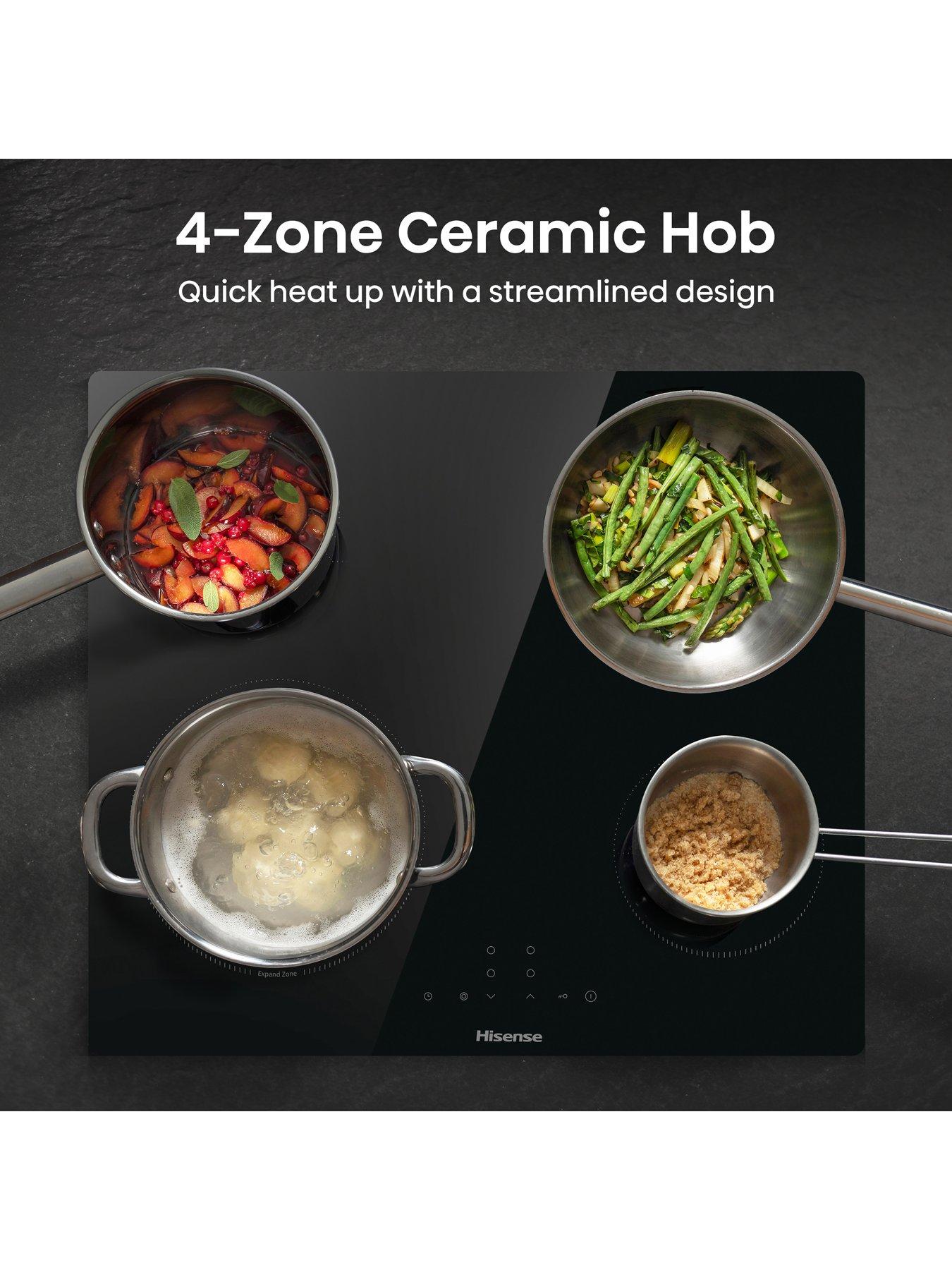 Image 3 of 7 of Hisense E6422SC 60cm Ceramic Hob - Black
