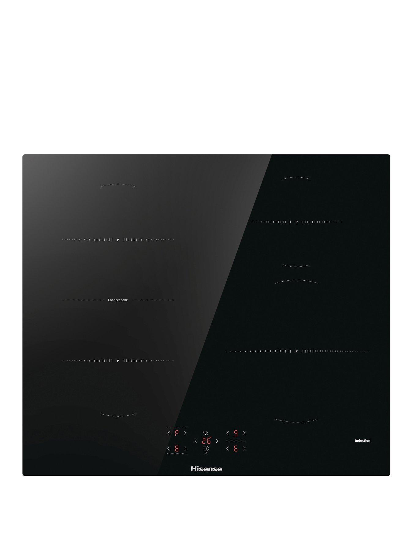 Hisense HI6421BSC, Bridge Zone, 60cm Induction Hob - Black