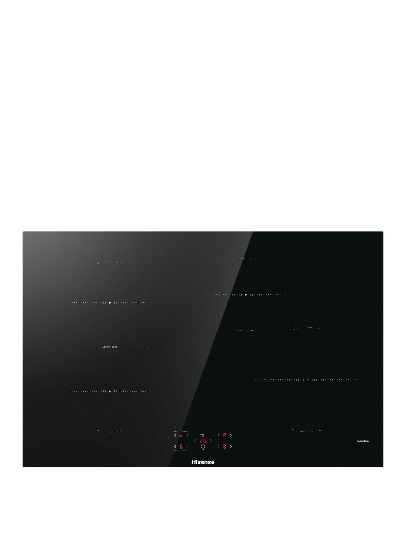 Hisense HI8421BSC, Bridge Zone, 80cm Induction Hob - Black