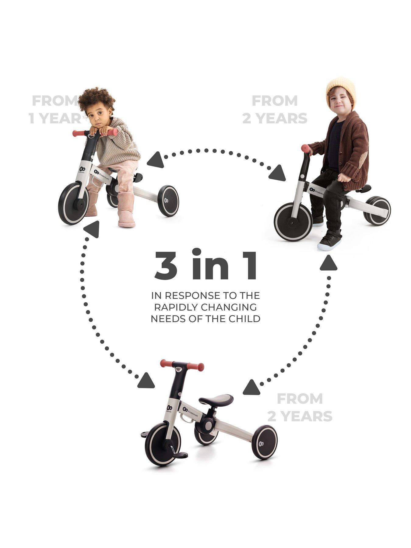 Image 2 of 8 of Kinderkraft 4Trike Tricycle - Silver Grey