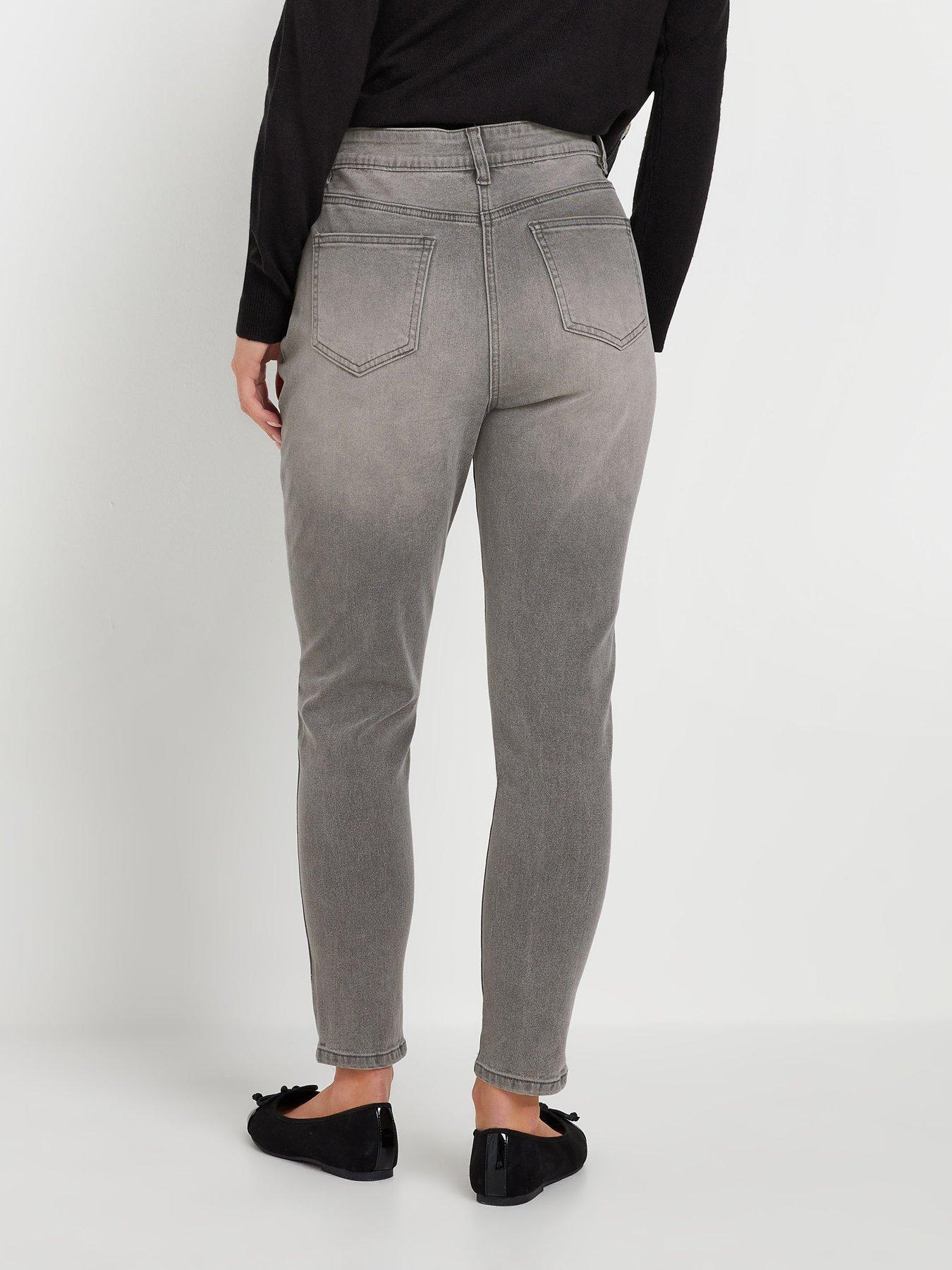 Image 2 of 4 of PixieGirl Petite Ava Skinny Jean - Grey