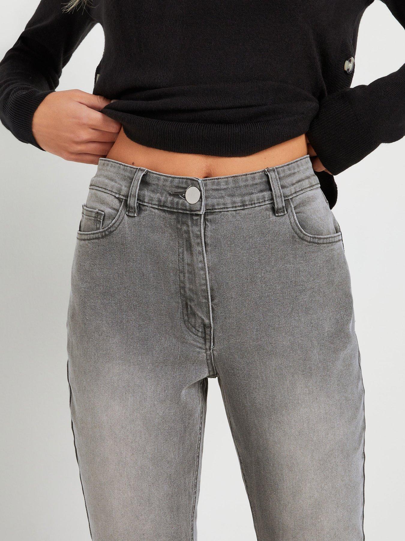 Image 4 of 4 of PixieGirl Petite Ava Skinny Jean - Grey