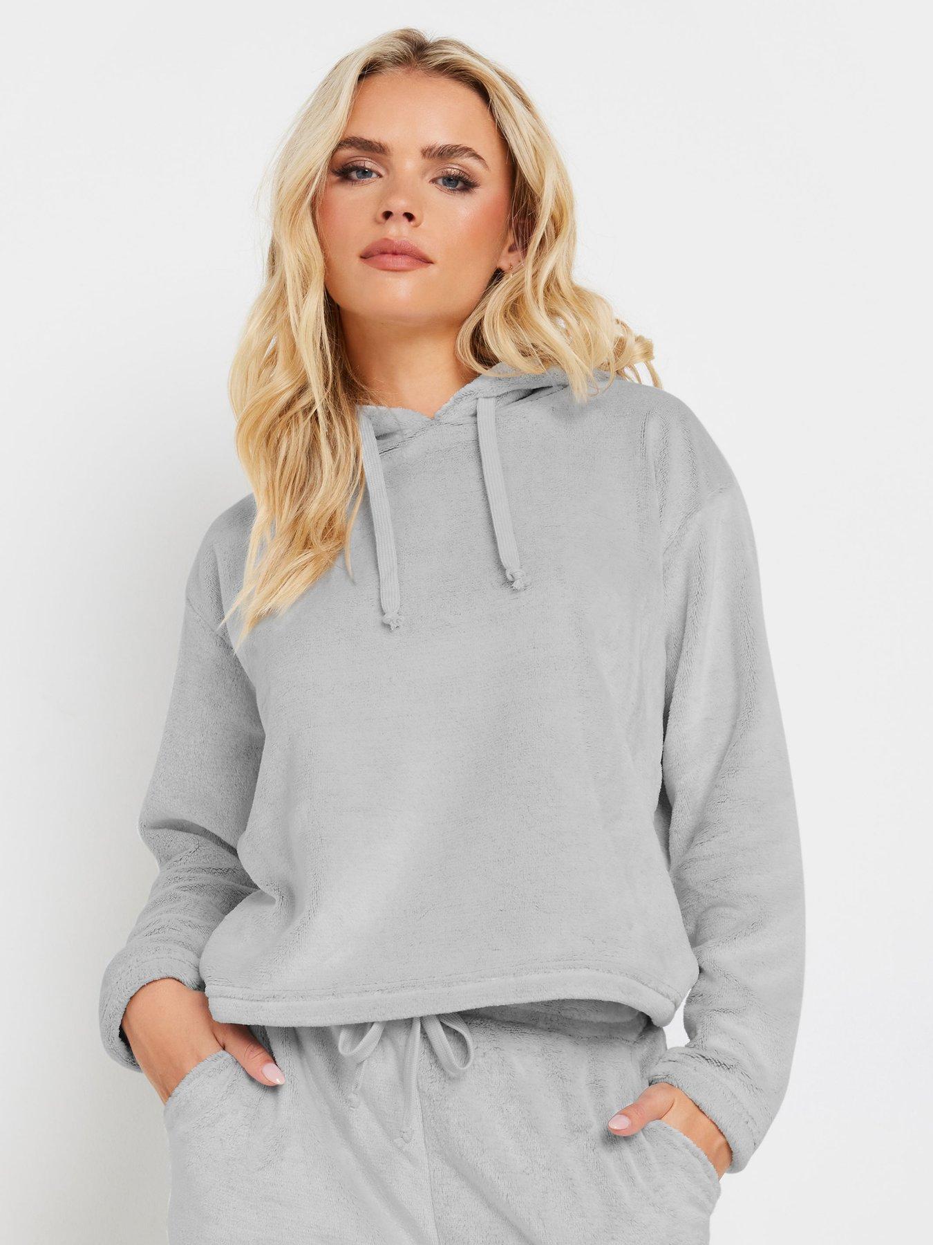 PixieGirl Petite Lounge Fleece Crop Hoodie Very