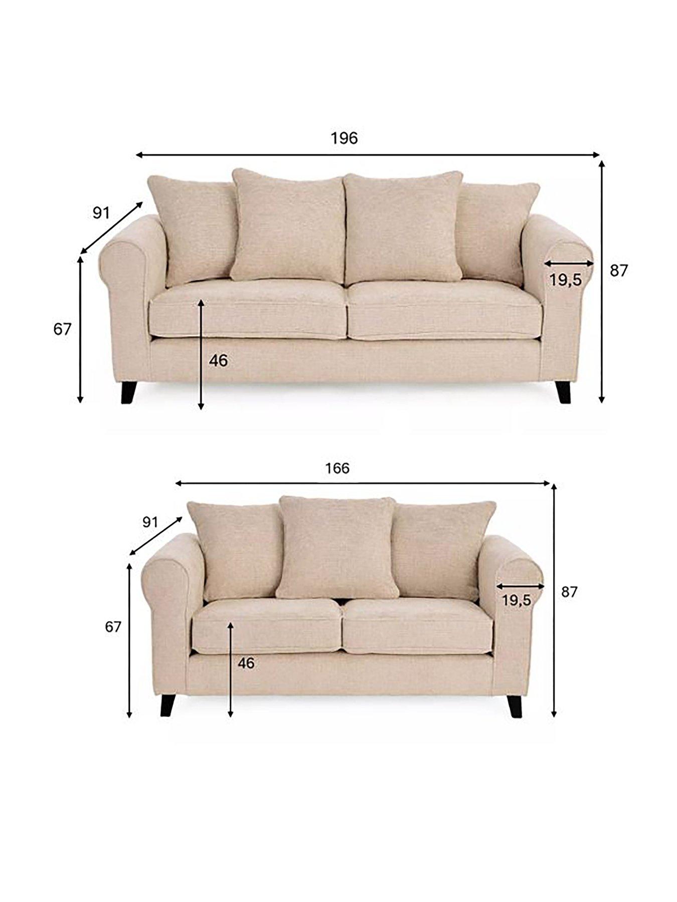 Image 6 of 7 of The Very Collection Sanderson 3 + 2 Seater Sofa Set (Buy &amp; SAVE!)&nbsp;-&nbsp;FSC&reg; Certified