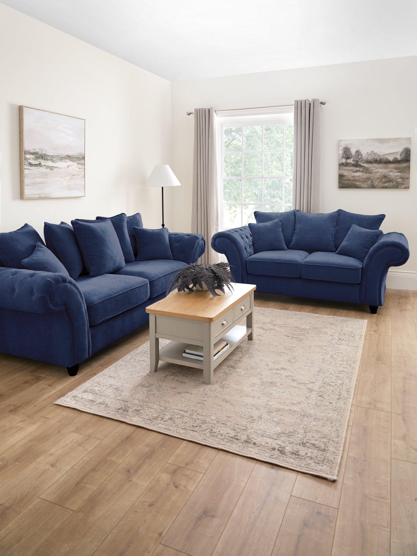 undefined Windsor 3 + 2 Seater Fabric Sofa Set (Buy  &  SAVE!) - FSC® Certified