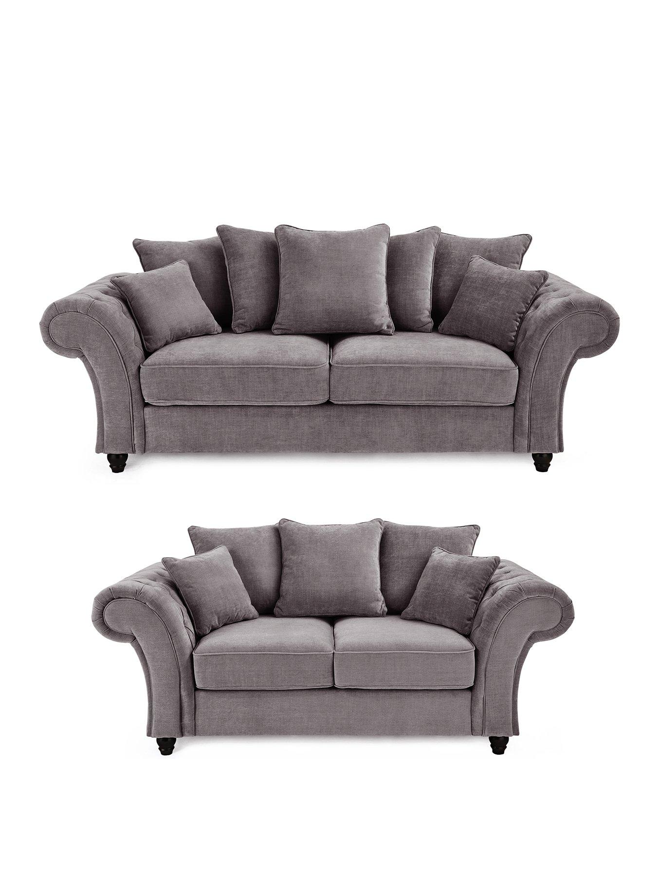Image 2 of 7 of The Very Collection Windsor Fabric Scatter Back 3 Seater + 2 Seater Sofa Set (Buy &amp; SAVE!) - FSC&reg; Certified