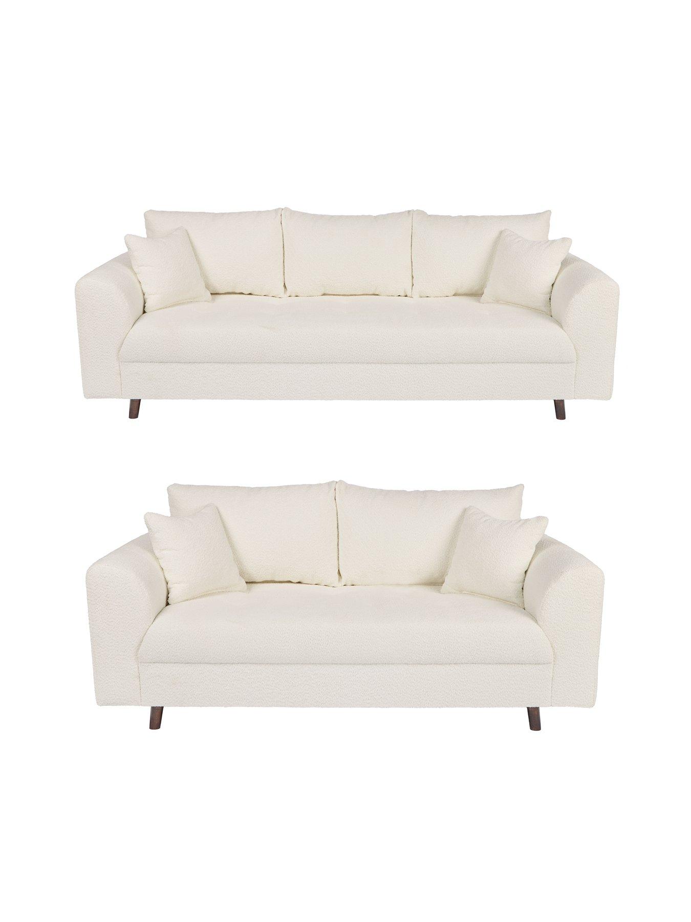 The Very Collection Rune 3 Seater + 2 Seater Fabric Sofa Set (Buy and SAVE!) - FSC® Certified
