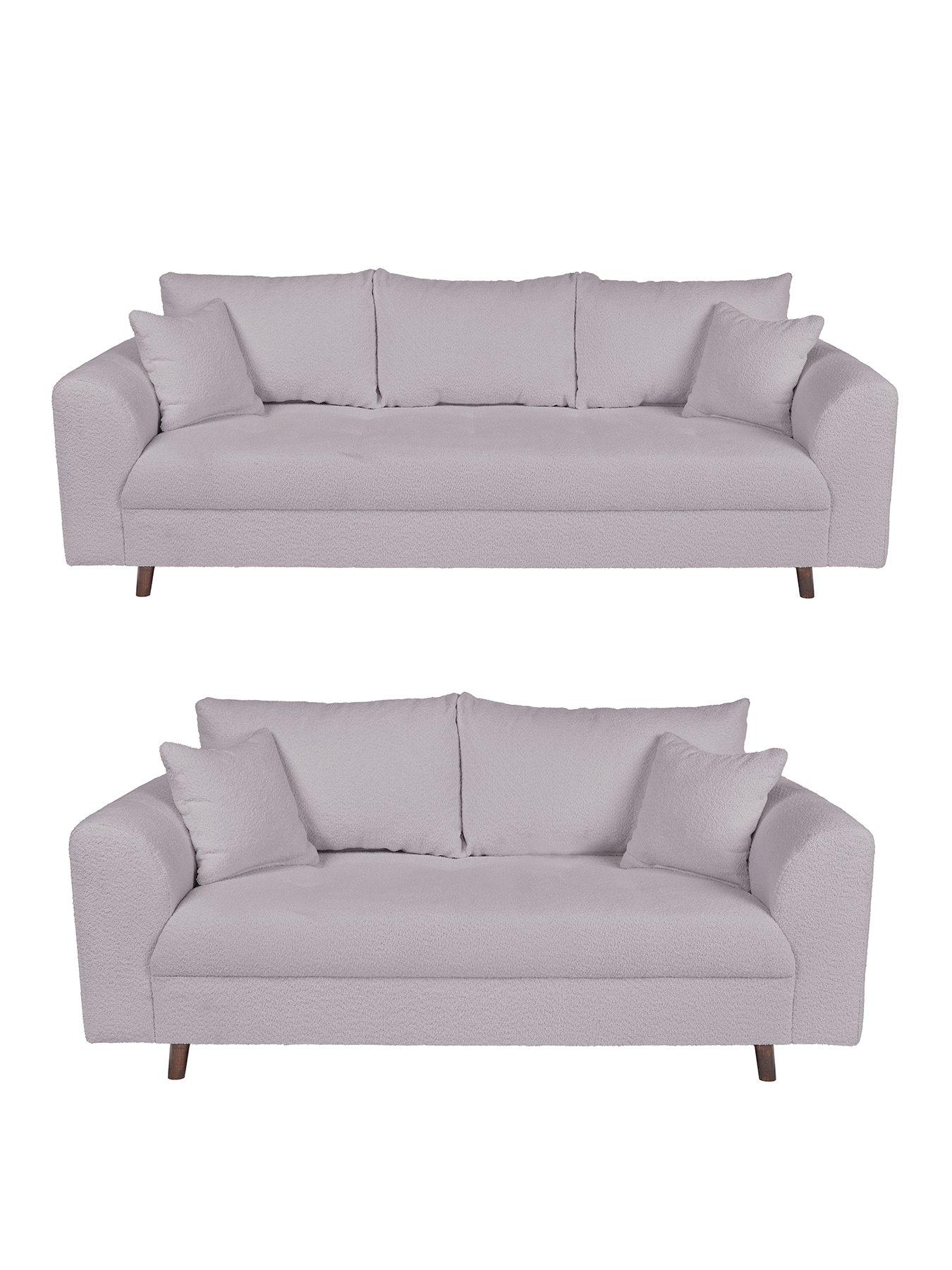 Product photograph of Very Home Rune Fabric 3 2 Seater Sofa Set - Fsc Reg Certified from very.co.uk