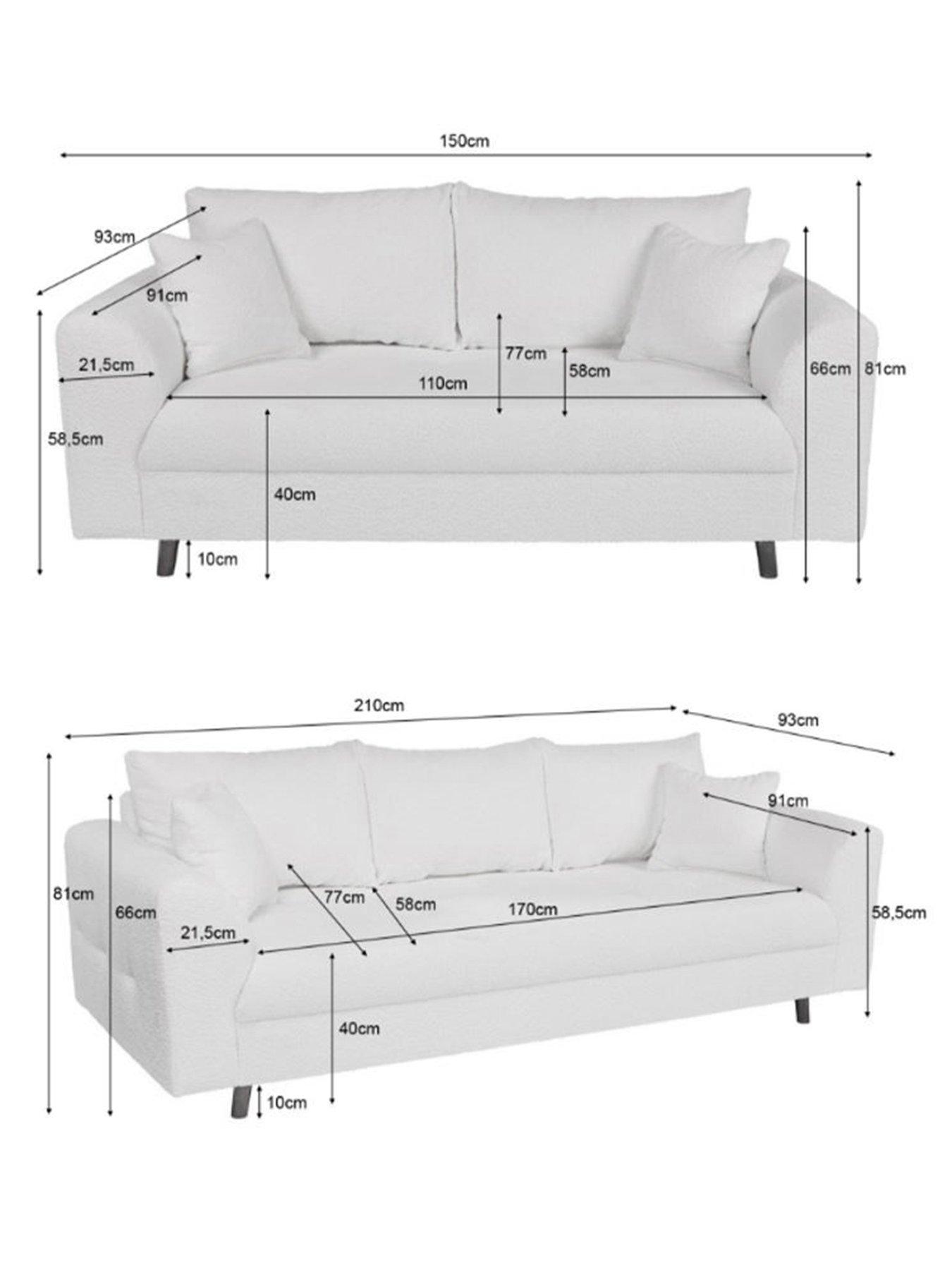 Image 4 of 5 of The Very Collection Rune Fabric&nbsp;3 + 2 Seater Sofa Set&nbsp;- FSC&reg; Certified