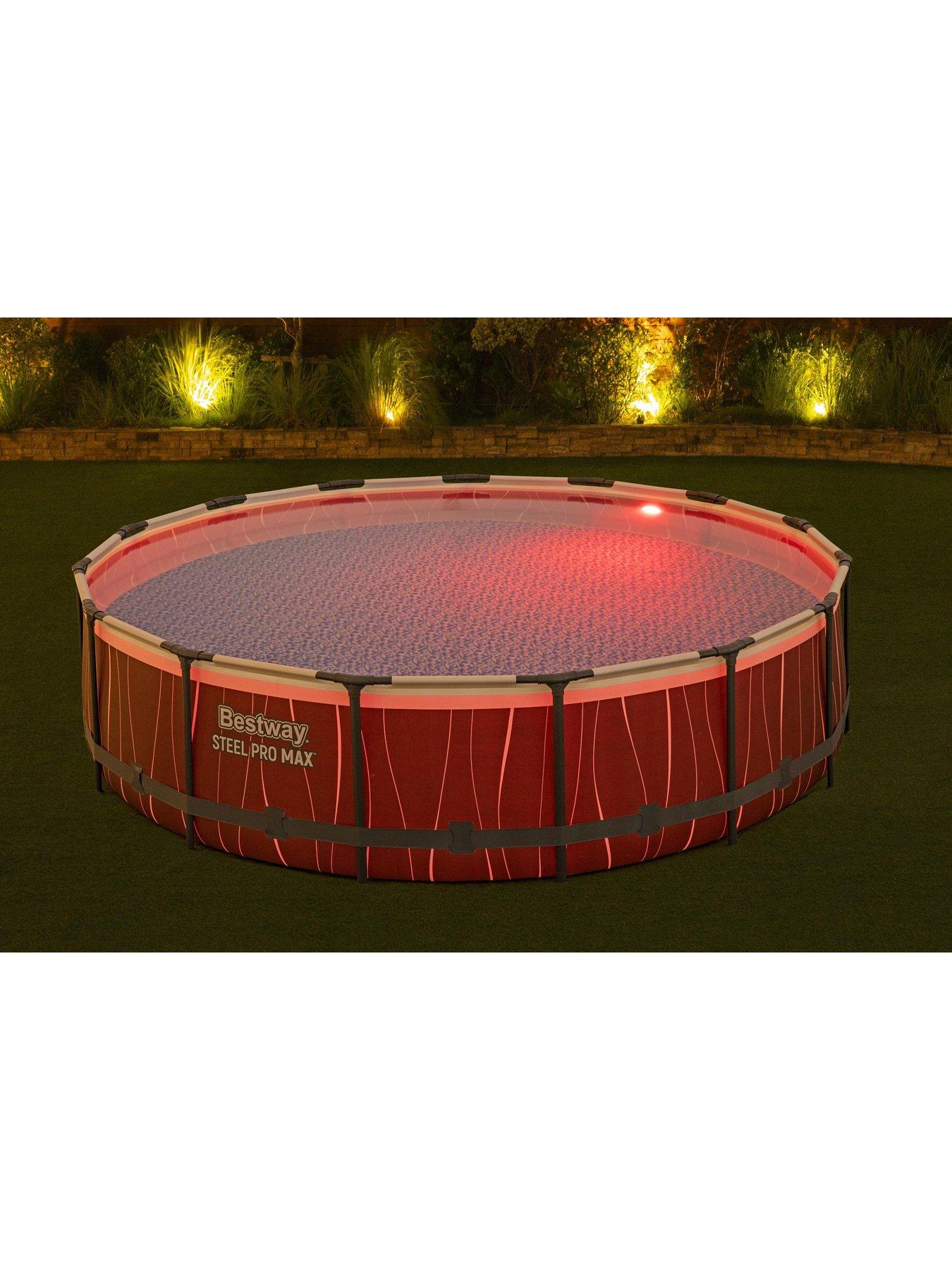Image 5 of 7 of Bestway Steel Pro Max Round Above Ground LED Pool Set&nbsp; (15ft)