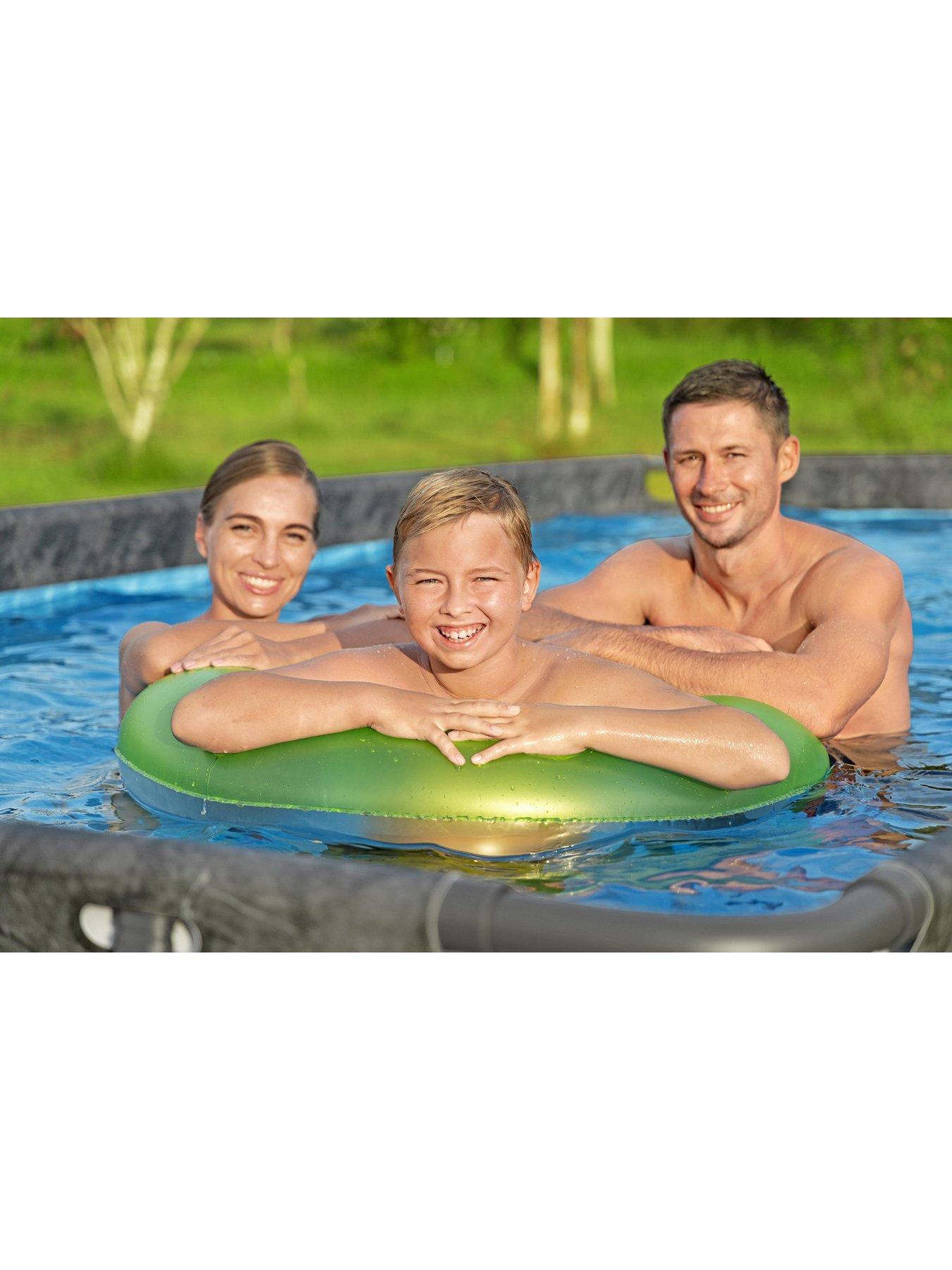 Image 3 of 7 of Bestway APX 365 Rectangular Above Ground Pool Set (18ft x 9ft)
