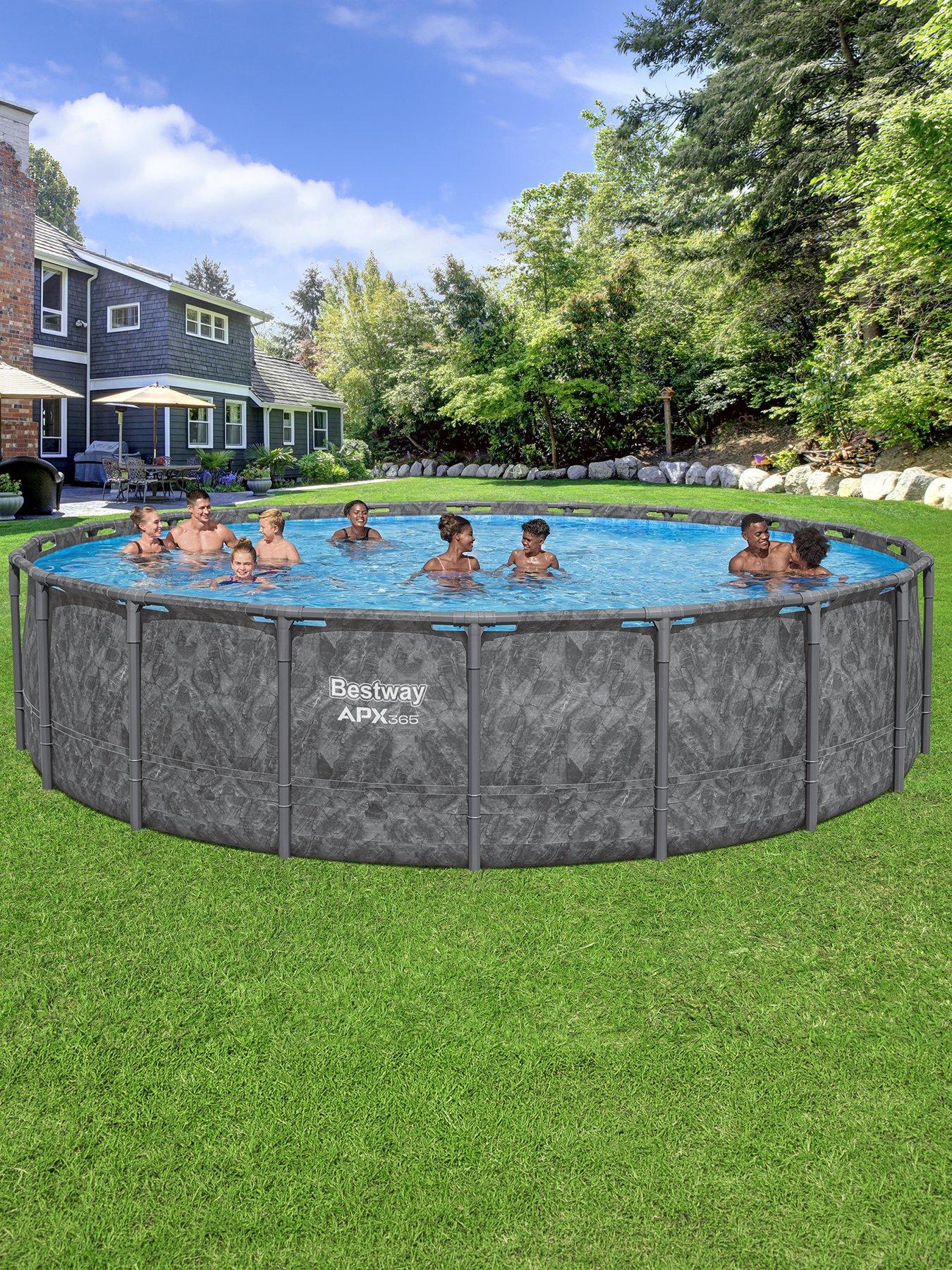 Bestway APX 365 Round Above Ground Pool Set (20 Foot)
