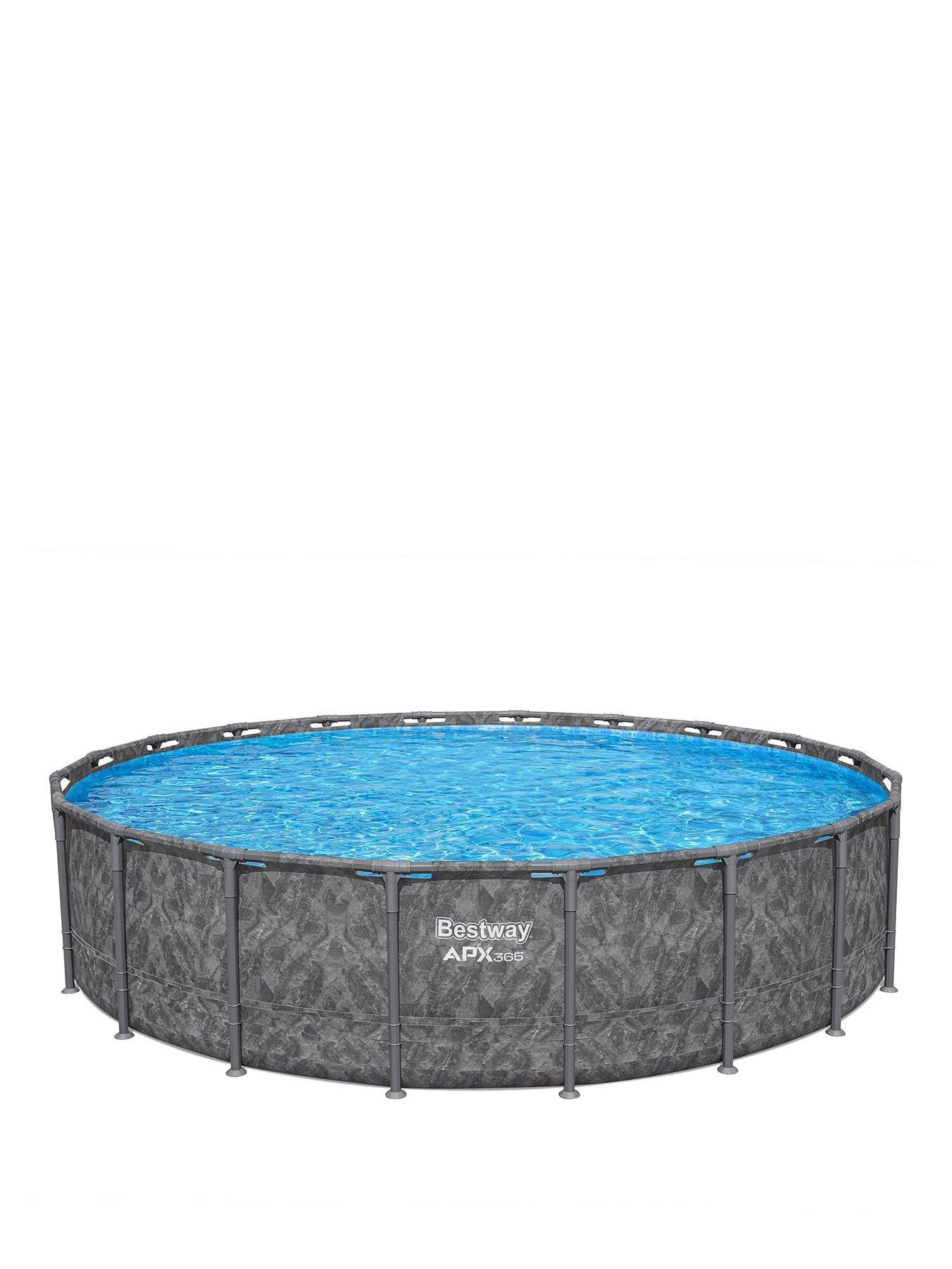 Image 2 of 7 of Bestway APX 365 Round Above Ground Pool Set (20 Foot)