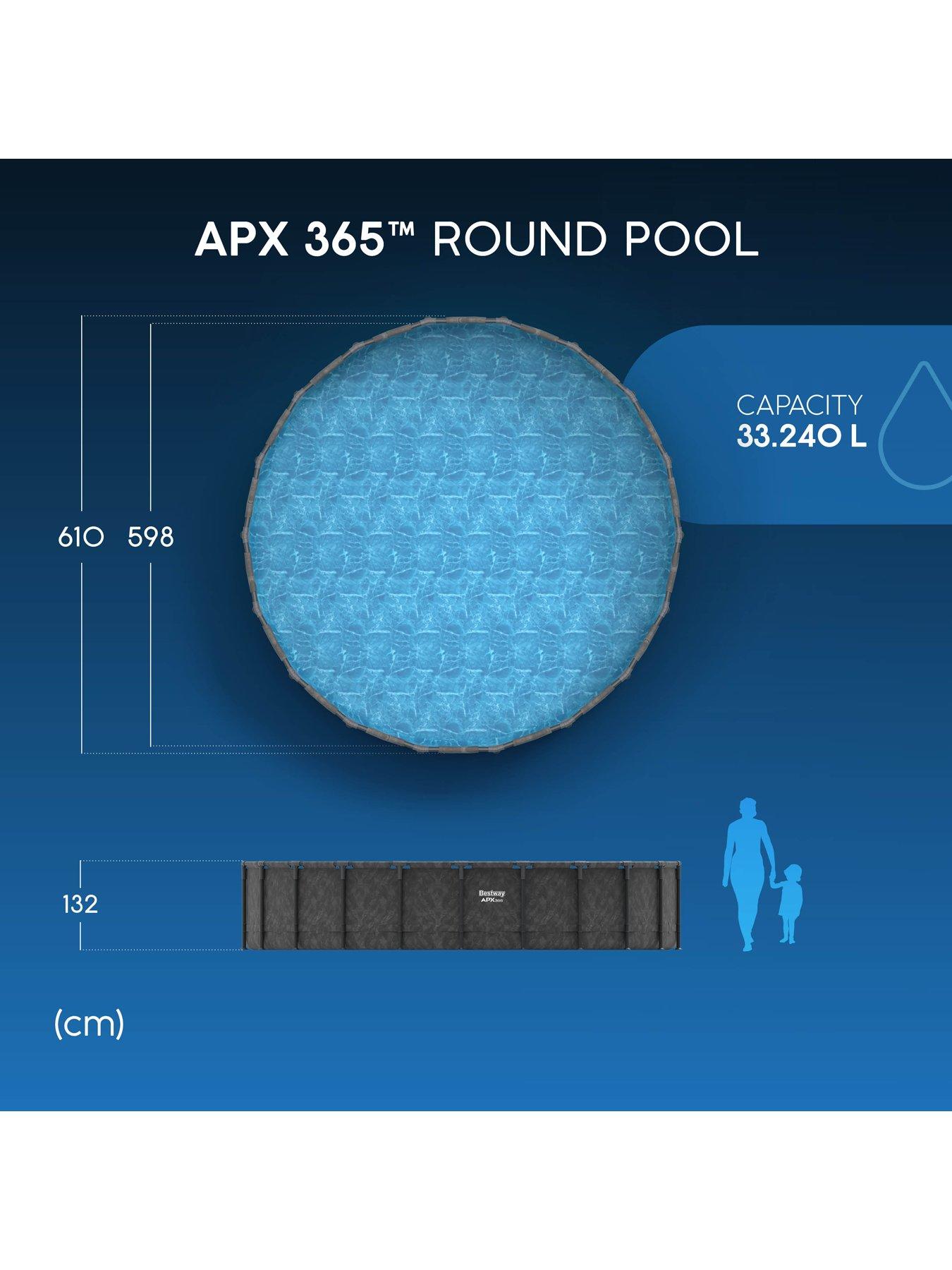 Image 6 of 7 of Bestway APX 365 Round Above Ground Pool Set (20 Foot)