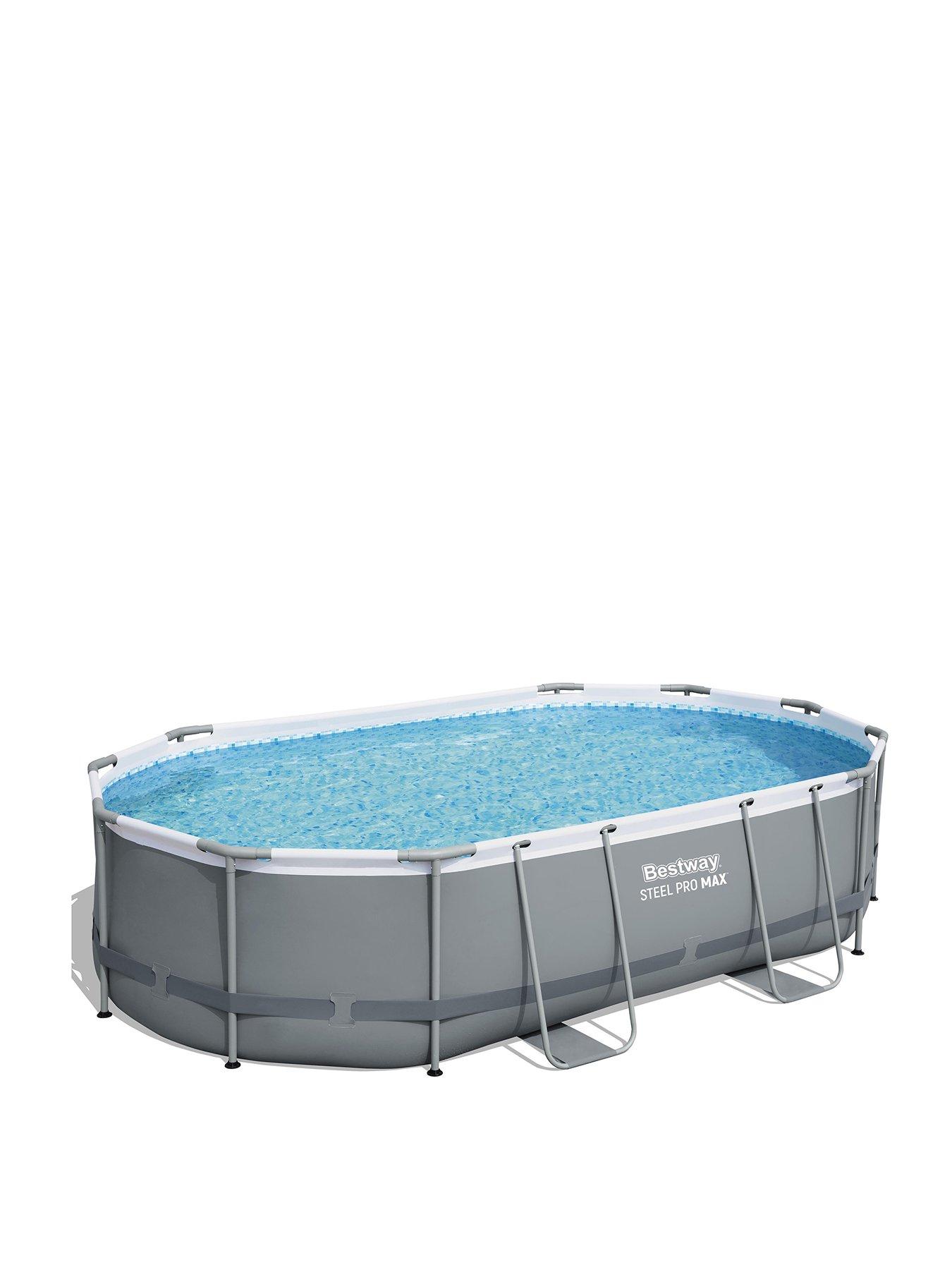 Image 2 of 7 of Bestway Steel Pro Max Oval Pool Set (16 x 10 Foot)