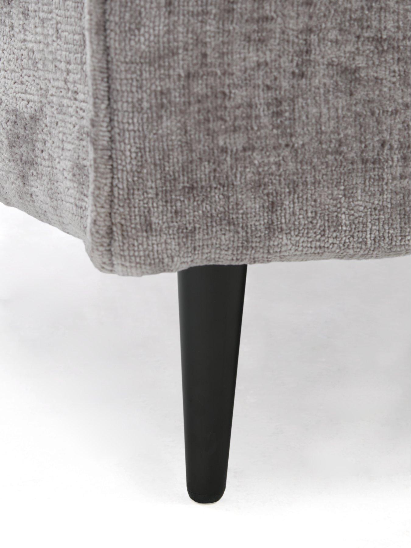 Image 5 of 7 of Very Home Guild Fabric&nbsp;3&nbsp;+ 2 Seater Sofa Set (Buy &amp; SAVE!) - Grey