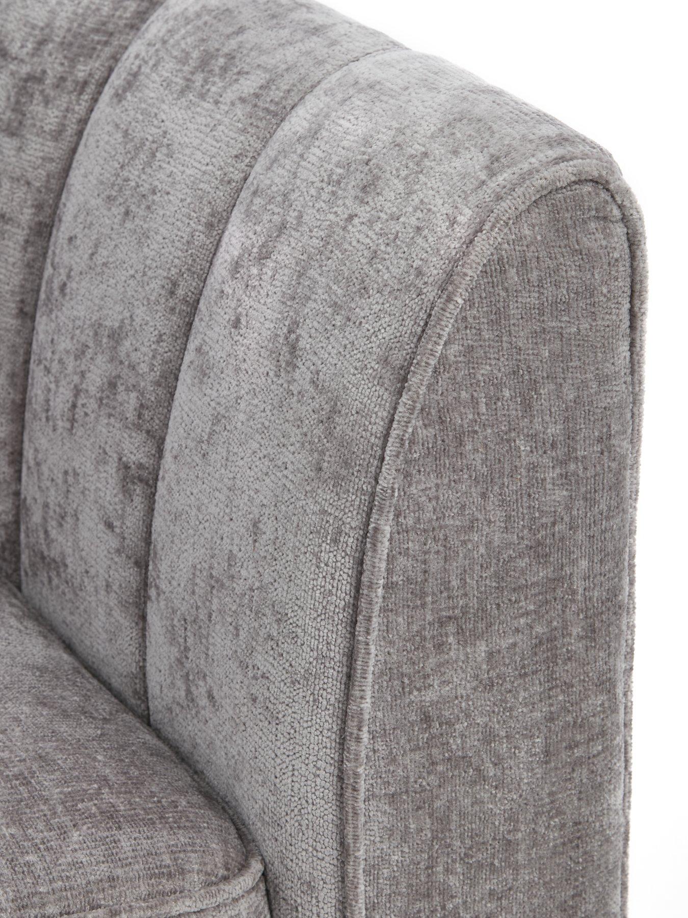 Image 6 of 7 of Very Home Guild Fabric&nbsp;3&nbsp;+ 2 Seater Sofa Set (Buy &amp; SAVE!) - Grey