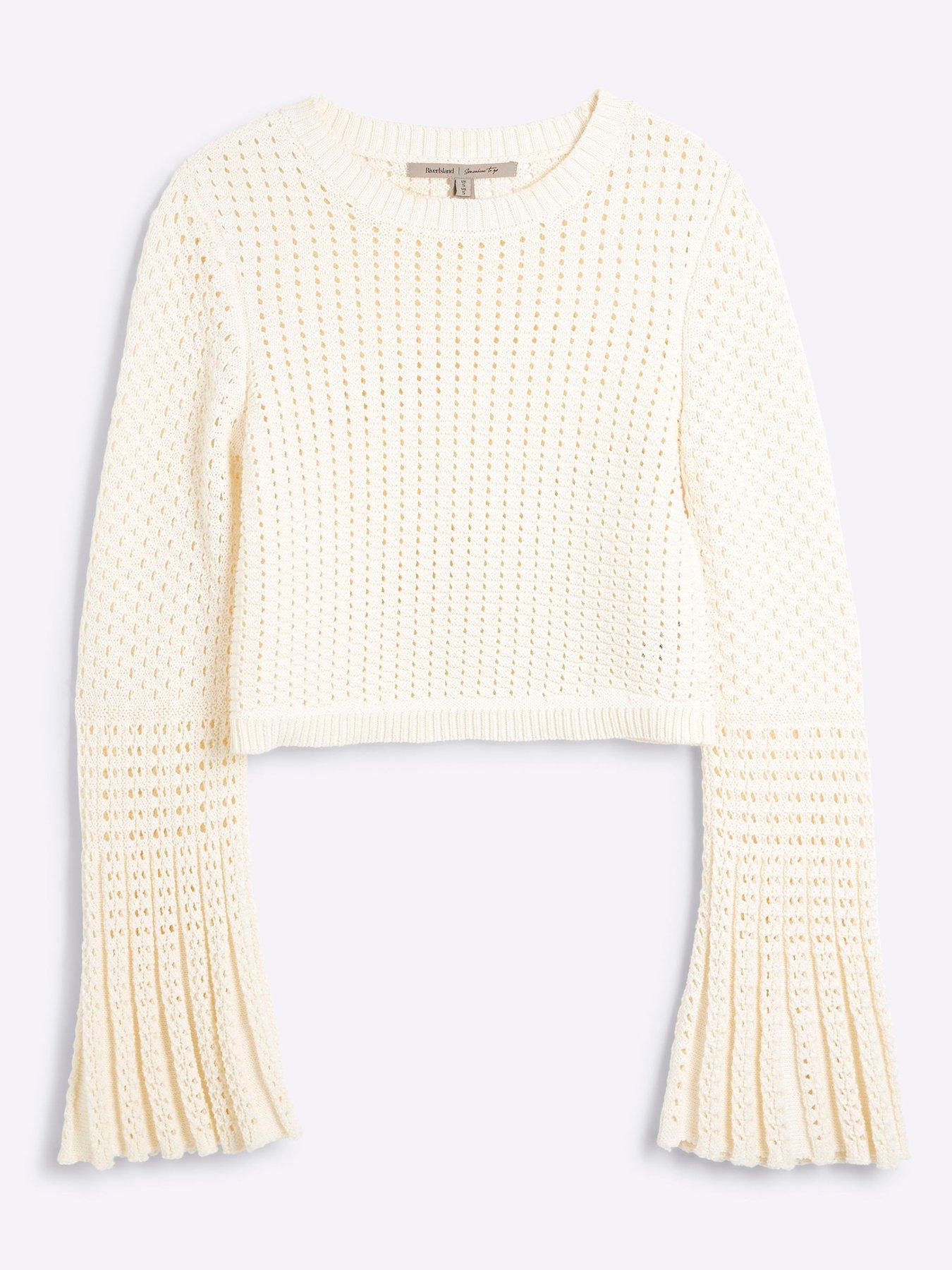 River island crochet top deals