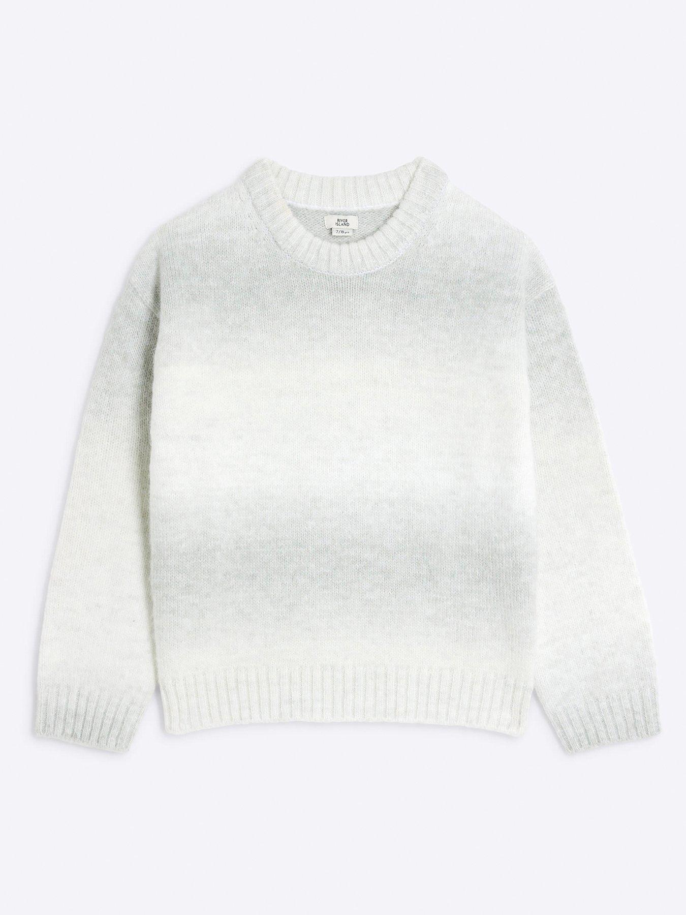 undefined Older Boy Space Dye Jumper - Grey
