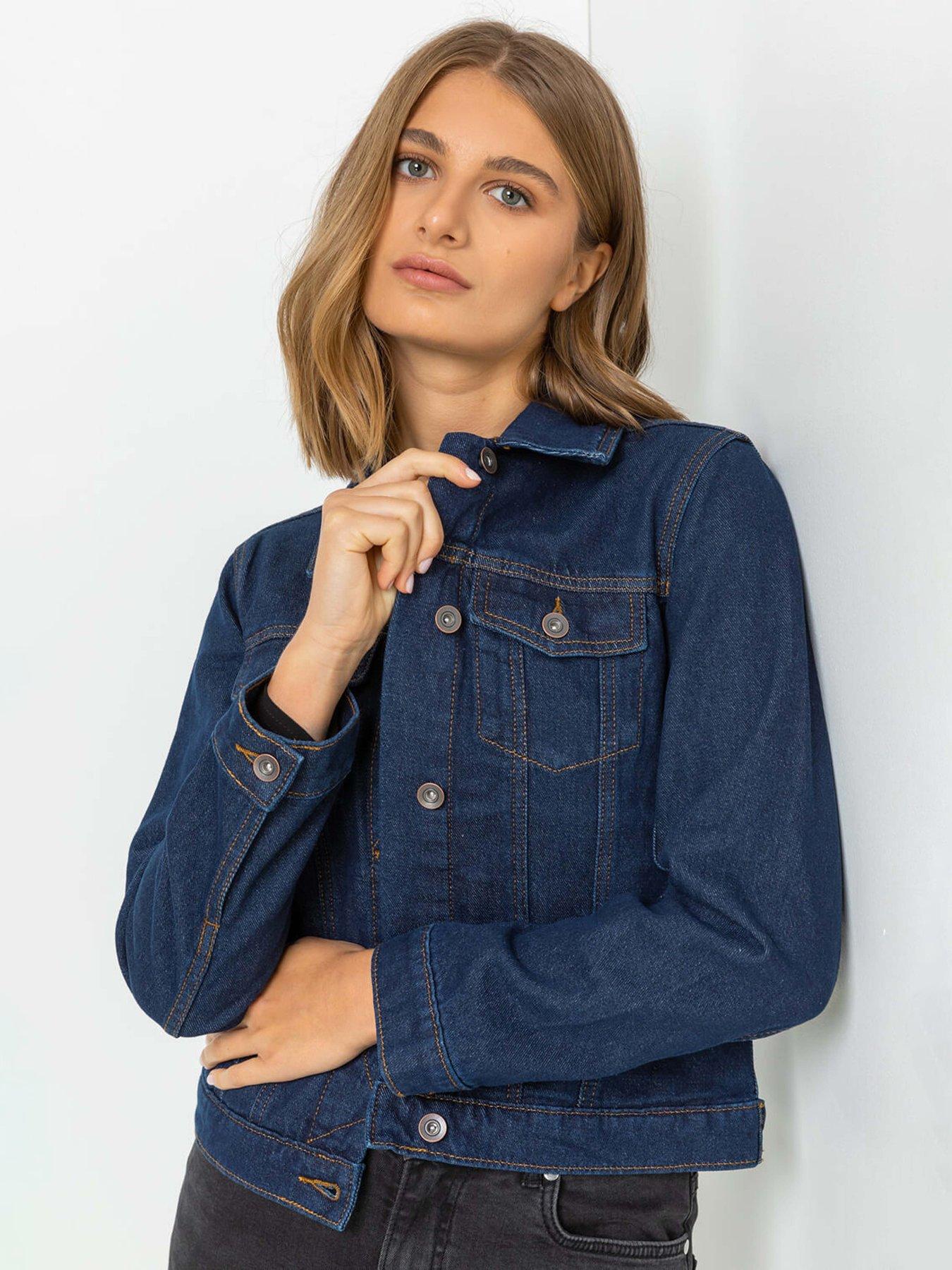 undefined Classic Cotton Denim Jacket - Indigo